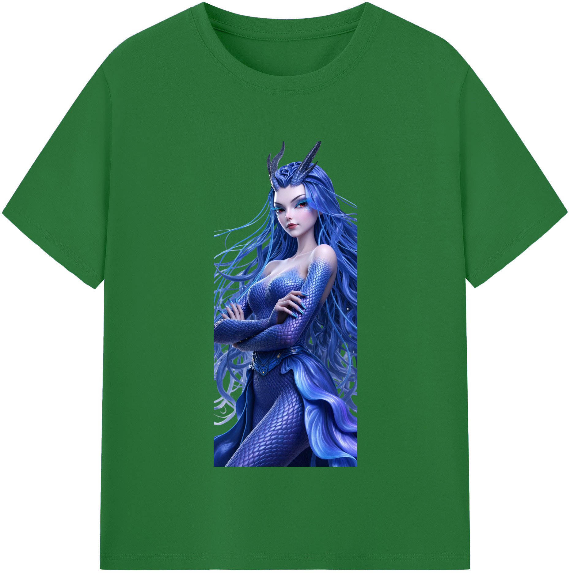 （画像用） Ne Zha 2 ナタ 魔童の大暴れ 綿100％半袖Tシャツ（フロントプリント）