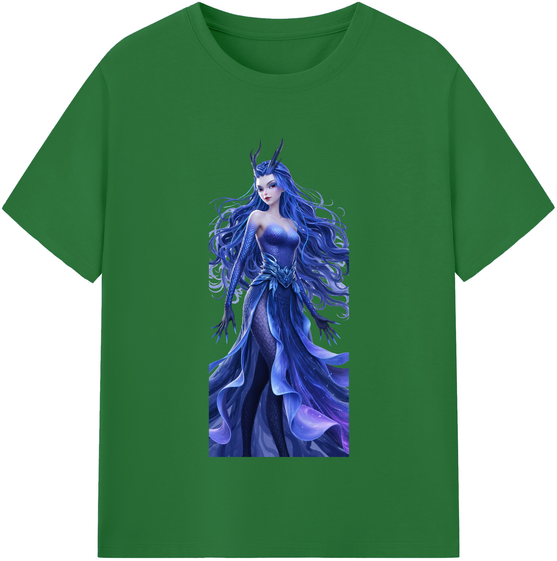 （画像用） Ne Zha 2 ナタ 魔童の大暴れ 綿100％半袖Tシャツ（フロントプリント）