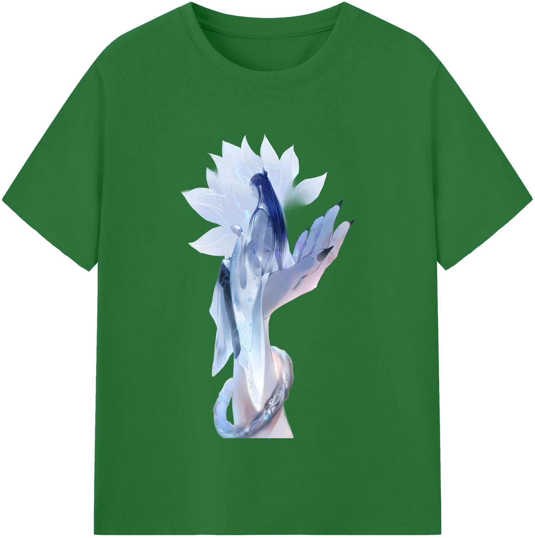 （画像用） Ne Zha 2 ナタ 魔童の大暴れ 綿100％半袖Tシャツ（フロントプリント）