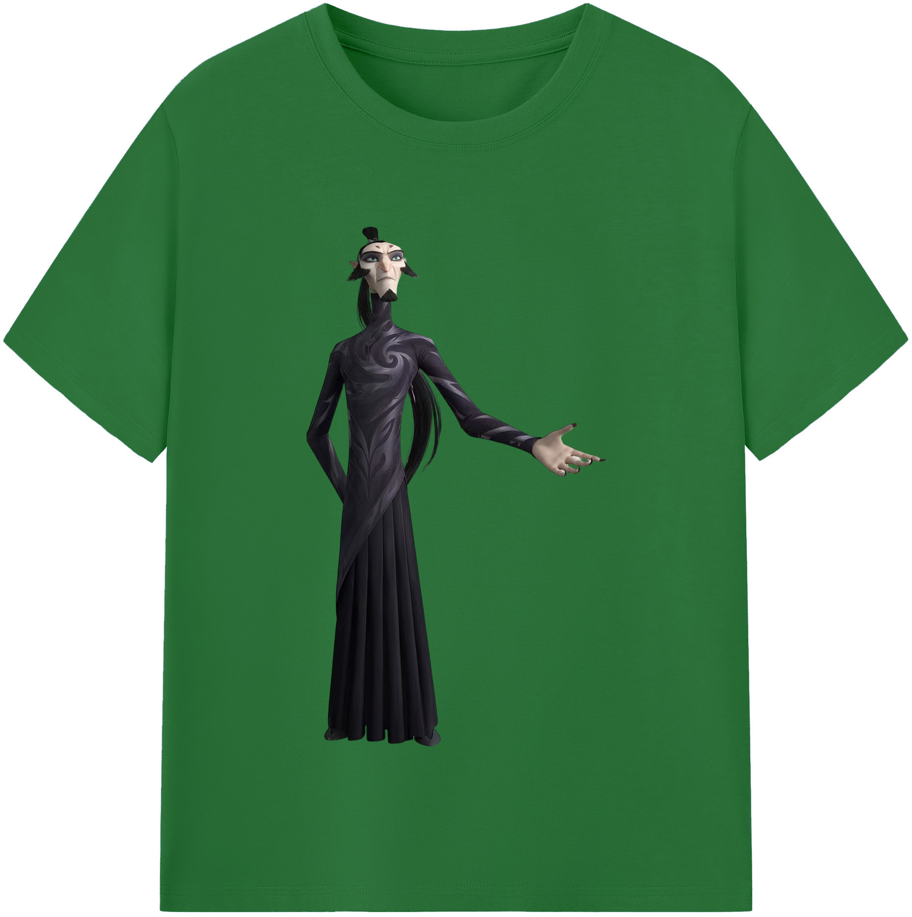 （画像用） Ne Zha 2 ナタ 魔童の大暴れ 綿100％半袖Tシャツ（フロントプリント）