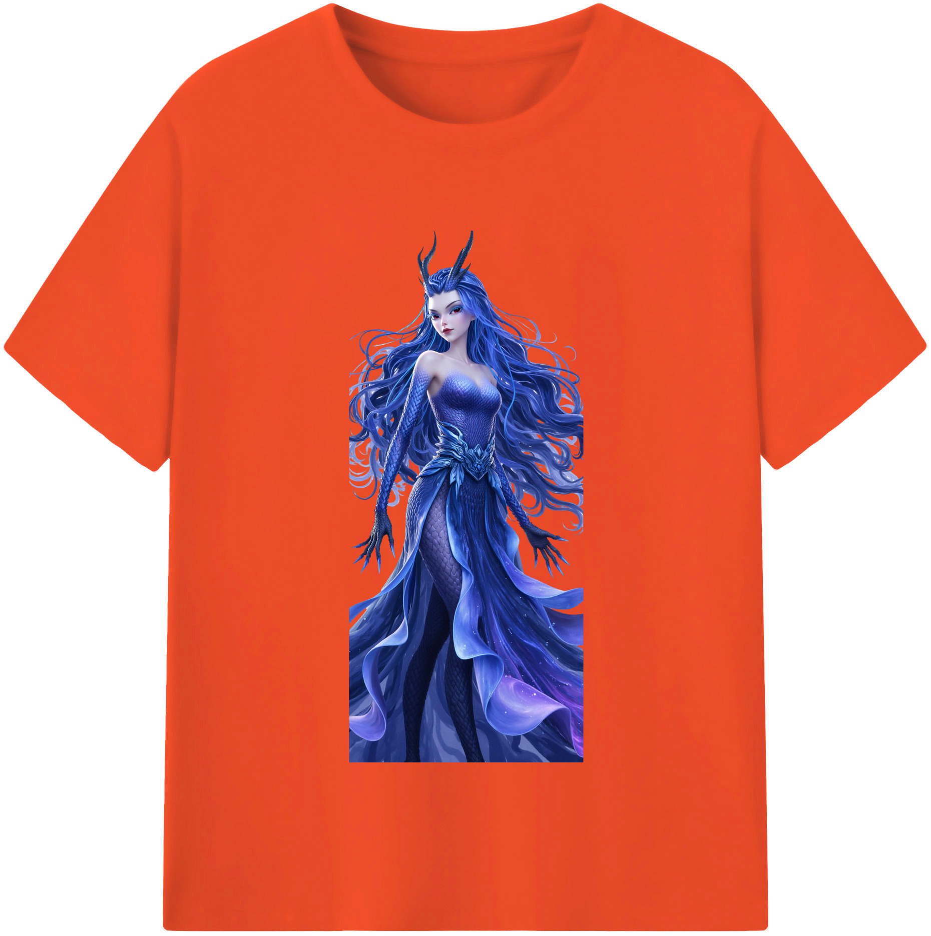 （画像用） Ne Zha 2 ナタ 魔童の大暴れ 綿100％半袖Tシャツ（フロントプリント）
