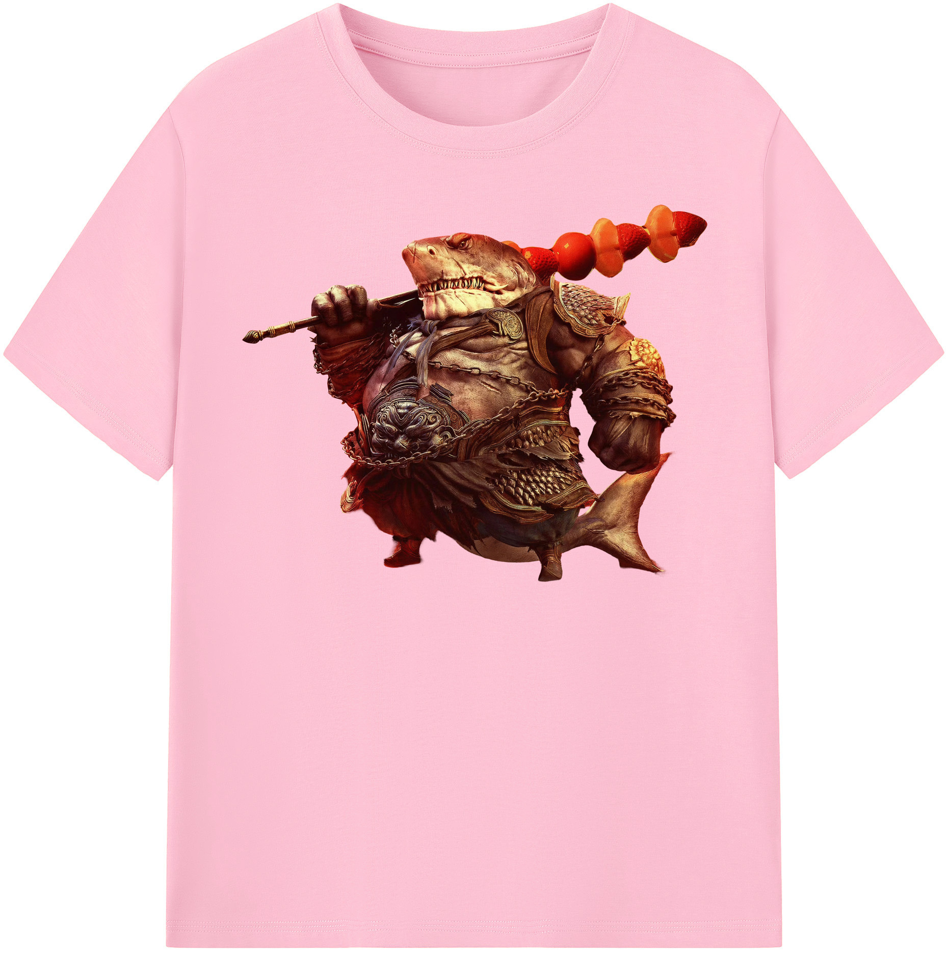 （画像用） Ne Zha 2 ナタ 魔童の大暴れ 綿100％半袖Tシャツ（フロントプリント）