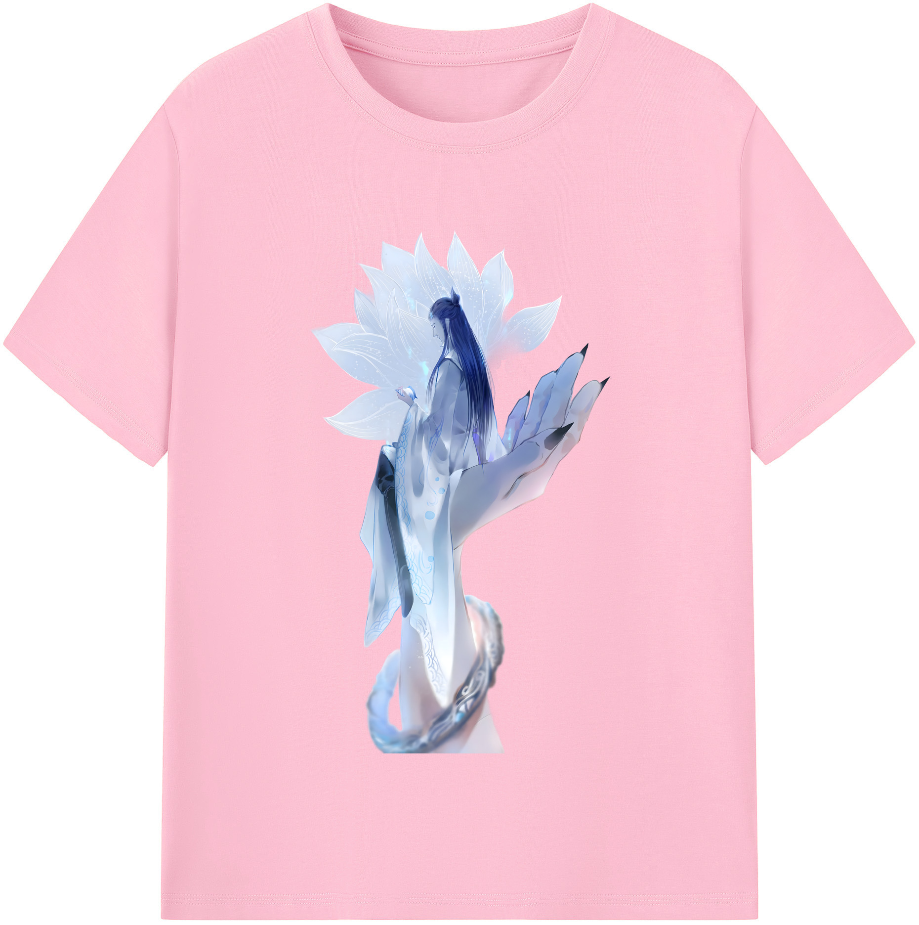 （画像用） Ne Zha 2 ナタ 魔童の大暴れ 綿100％半袖Tシャツ（フロントプリント）