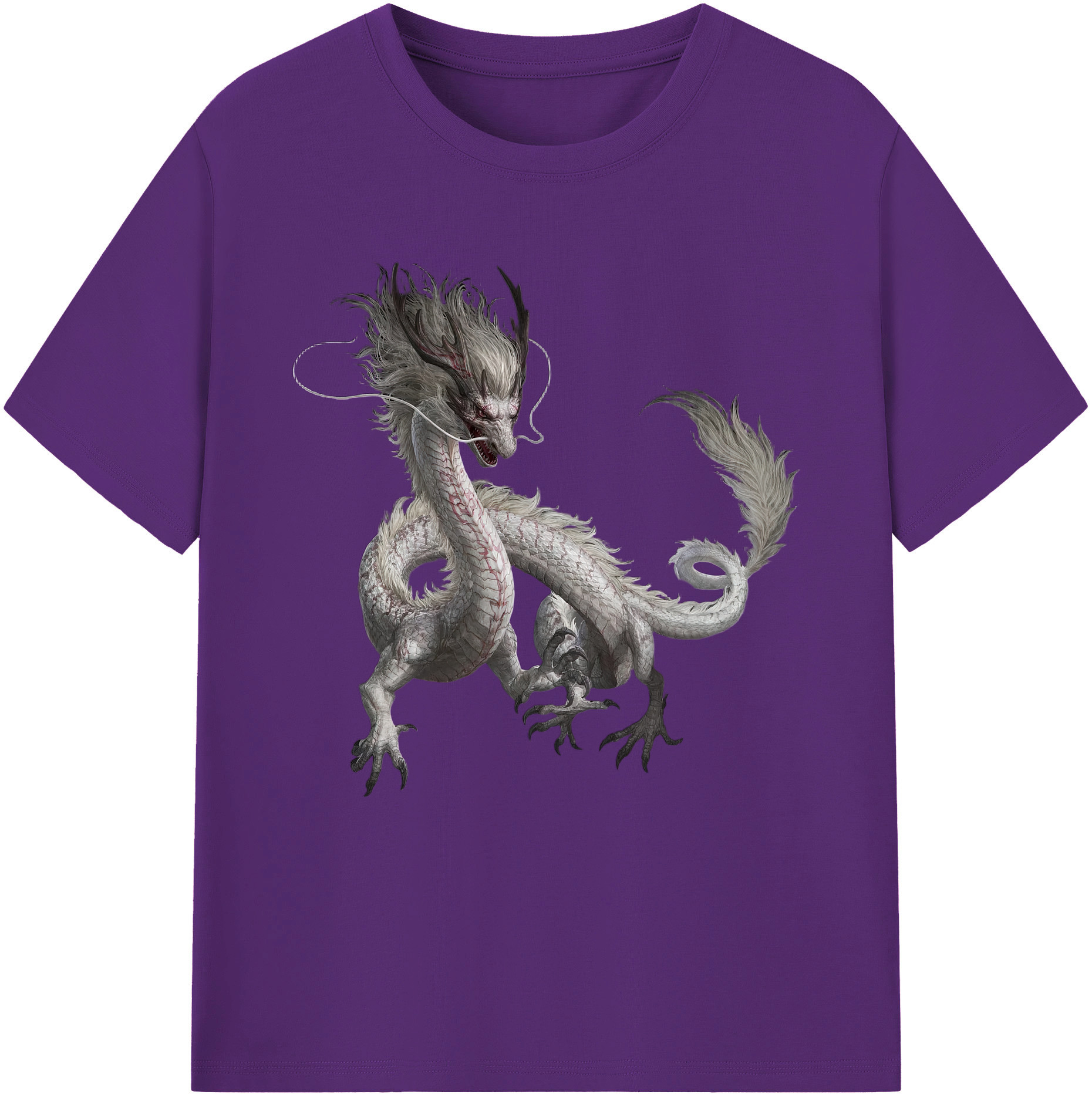 （画像用） Ne Zha 2 ナタ 魔童の大暴れ 綿100％半袖Tシャツ（フロントプリント）