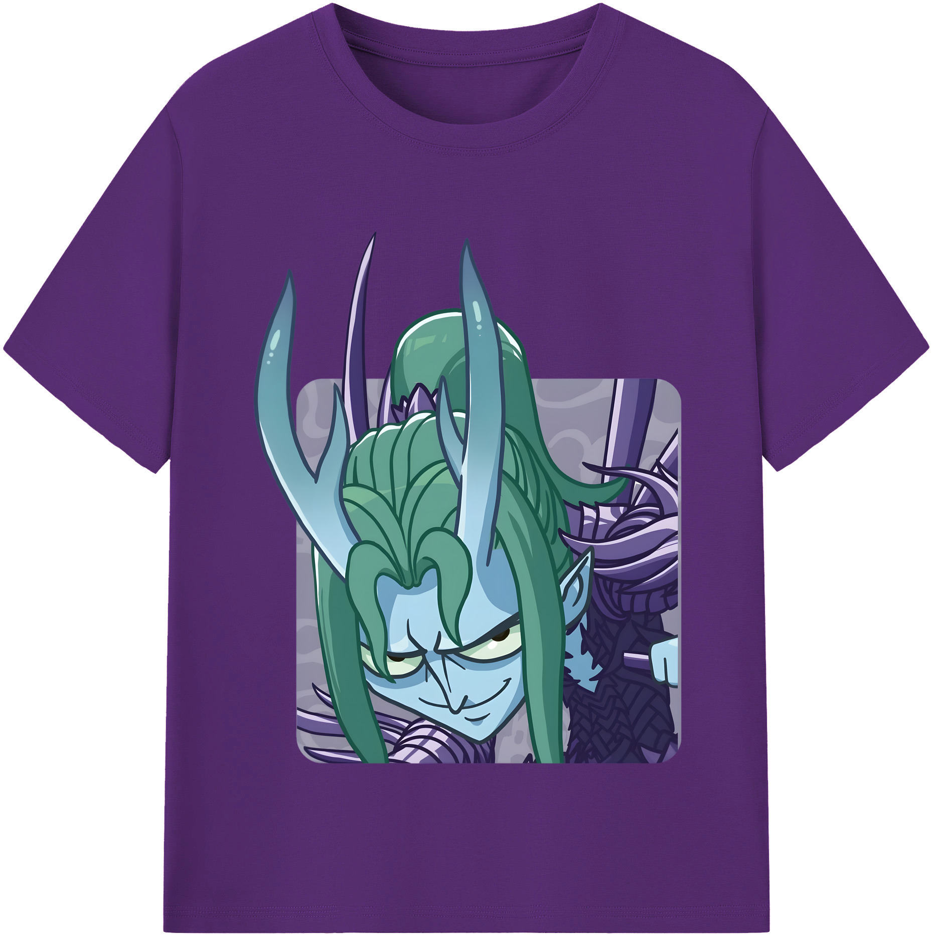 （画像用） Ne Zha 2 ナタ 魔童の大暴れ 綿100％半袖Tシャツ（フロントプリント）