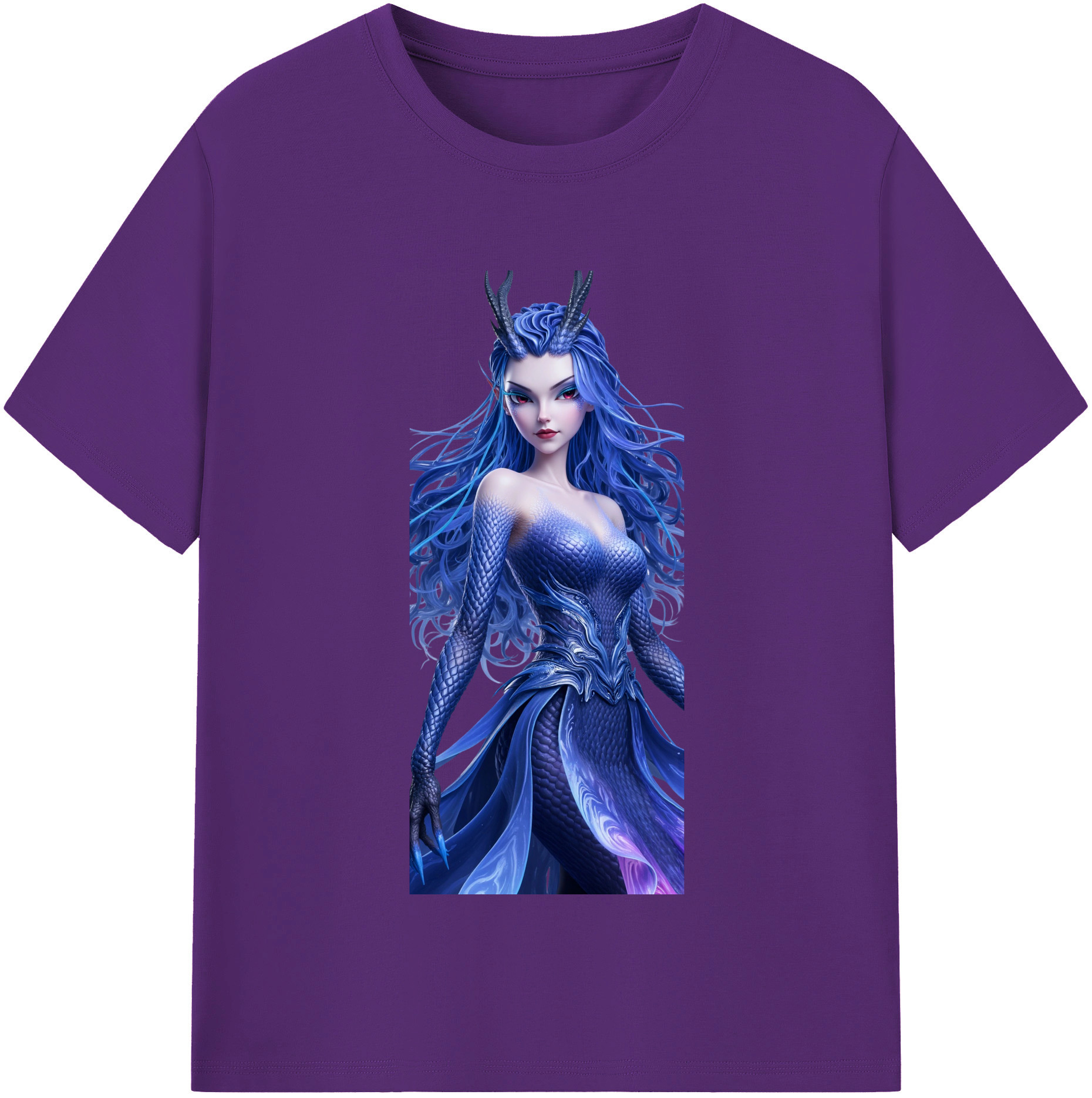 （画像用） Ne Zha 2 ナタ 魔童の大暴れ 綿100％半袖Tシャツ（フロントプリント）
