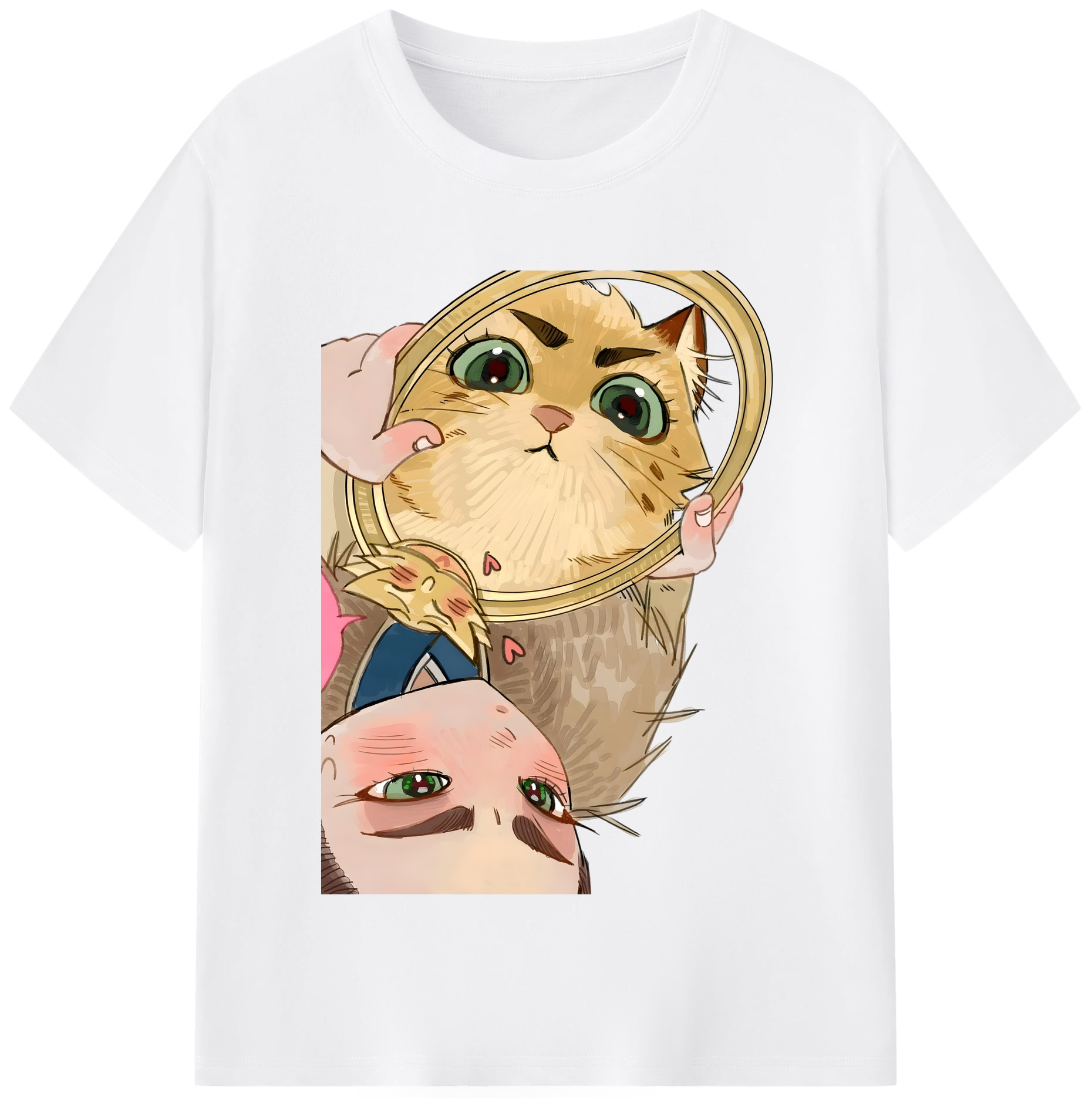 （画像用） Ne Zha 2 ナタ 魔童の大暴れ 綿100％半袖Tシャツ（フロントプリント）