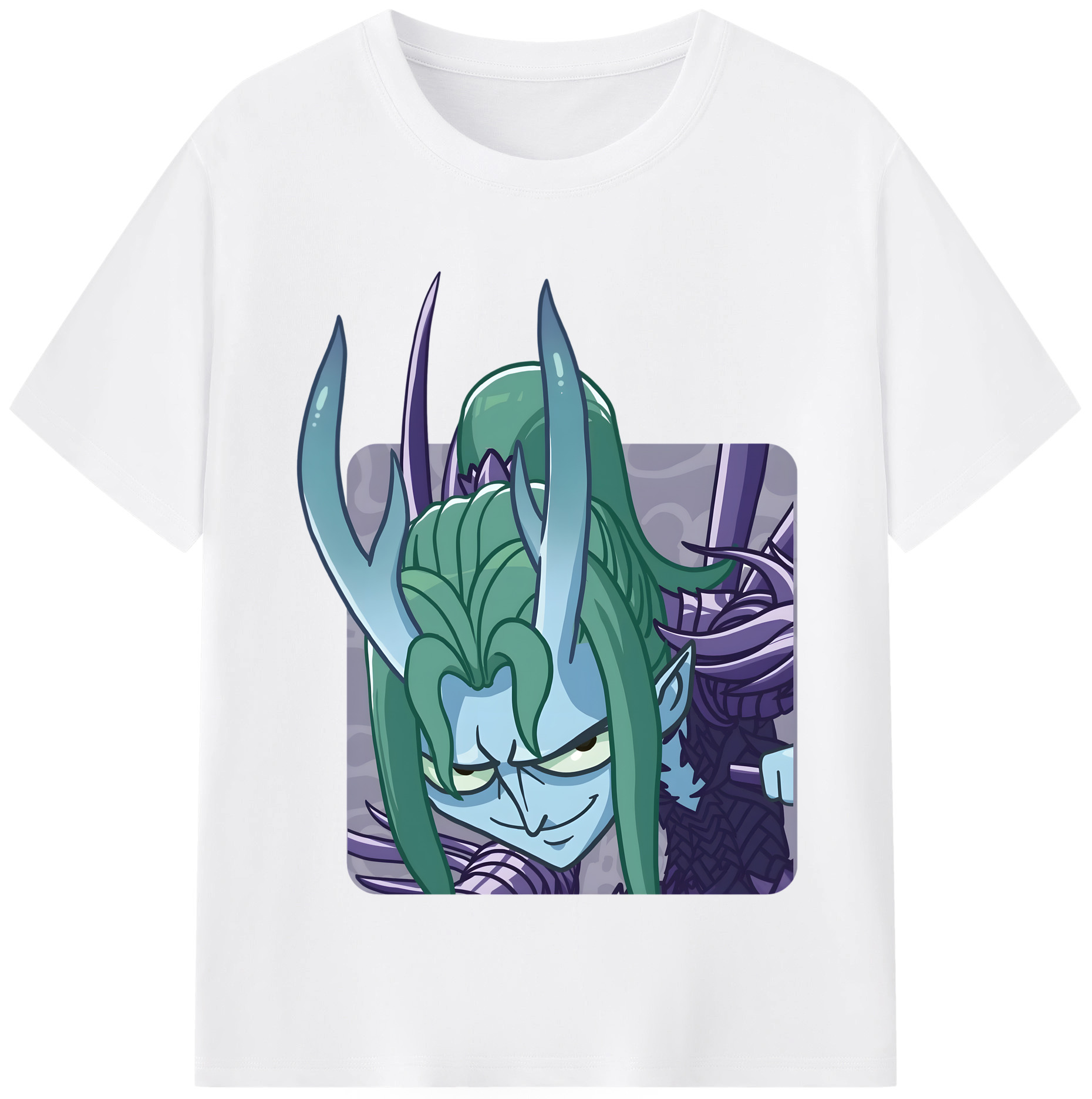 （画像用） Ne Zha 2 ナタ 魔童の大暴れ 綿100％半袖Tシャツ（フロントプリント）