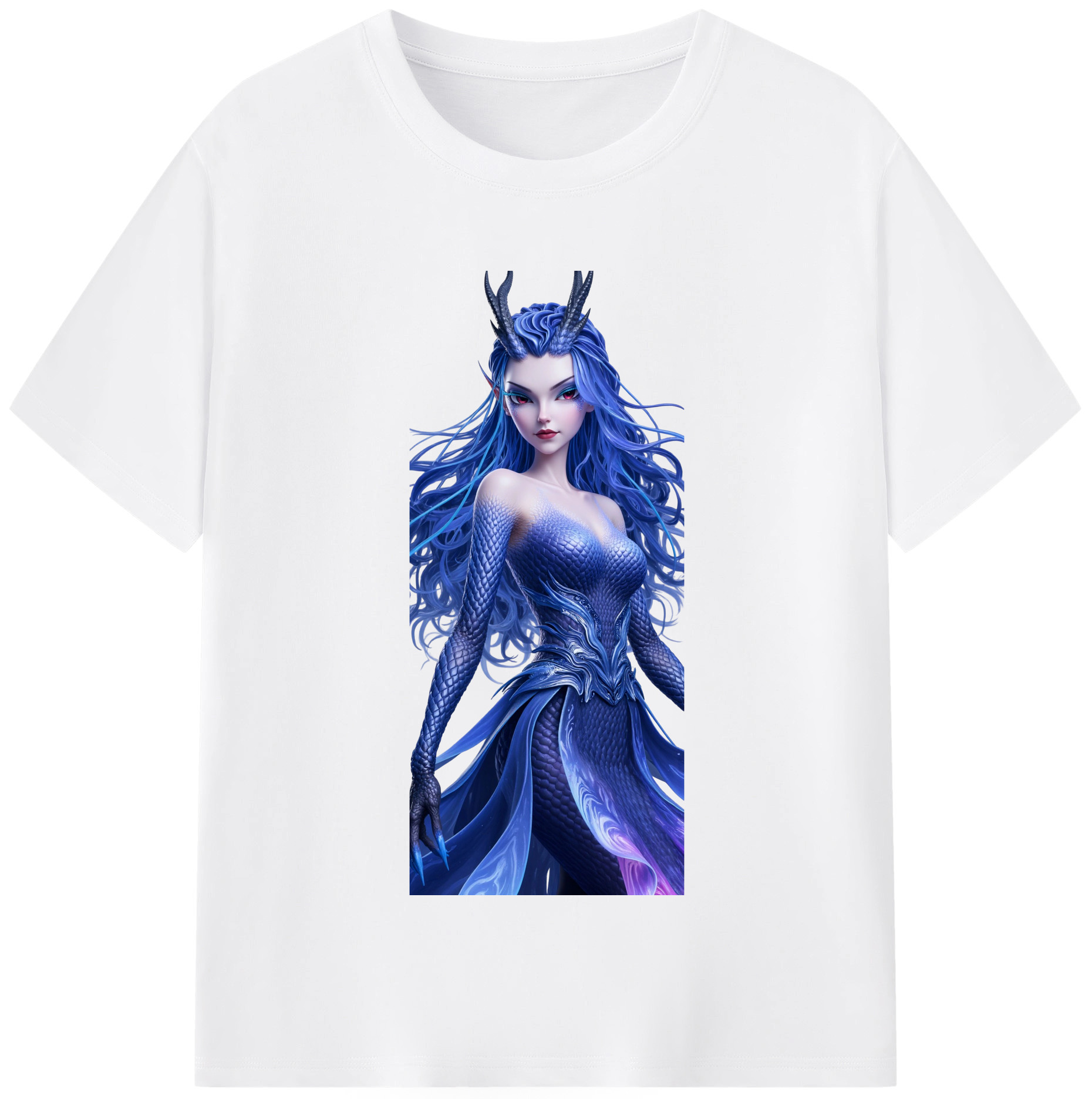 （画像用） Ne Zha 2 ナタ 魔童の大暴れ 綿100％半袖Tシャツ（フロントプリント）