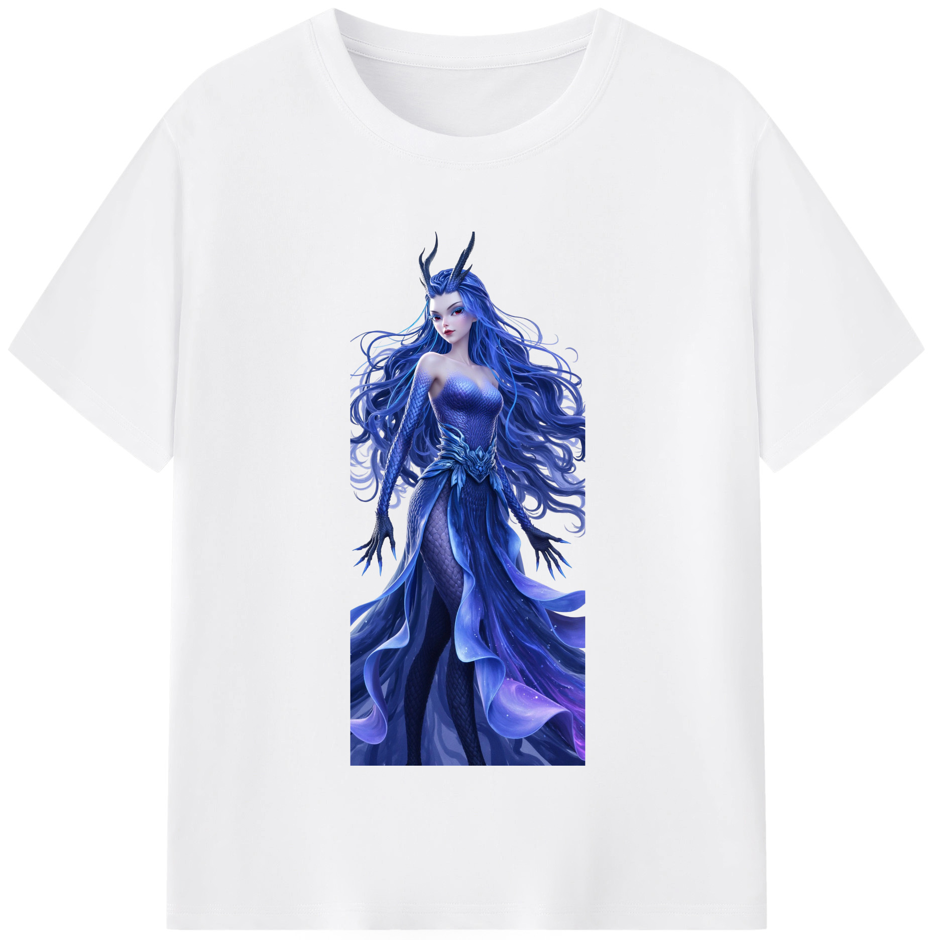 （画像用） Ne Zha 2 ナタ 魔童の大暴れ 綿100％半袖Tシャツ（フロントプリント）