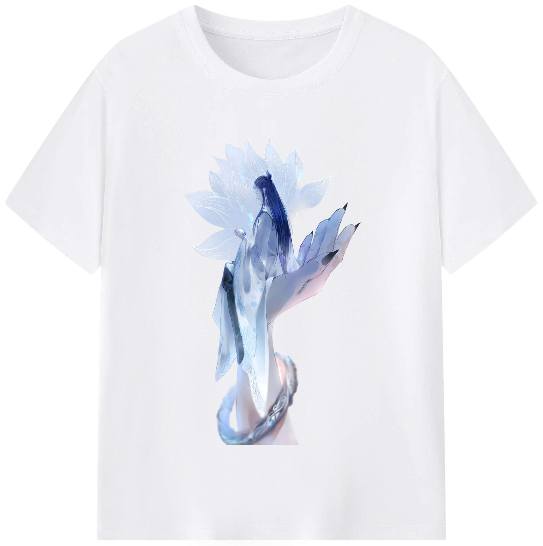 （画像用） Ne Zha 2 ナタ 魔童の大暴れ 綿100％半袖Tシャツ（フロントプリント）