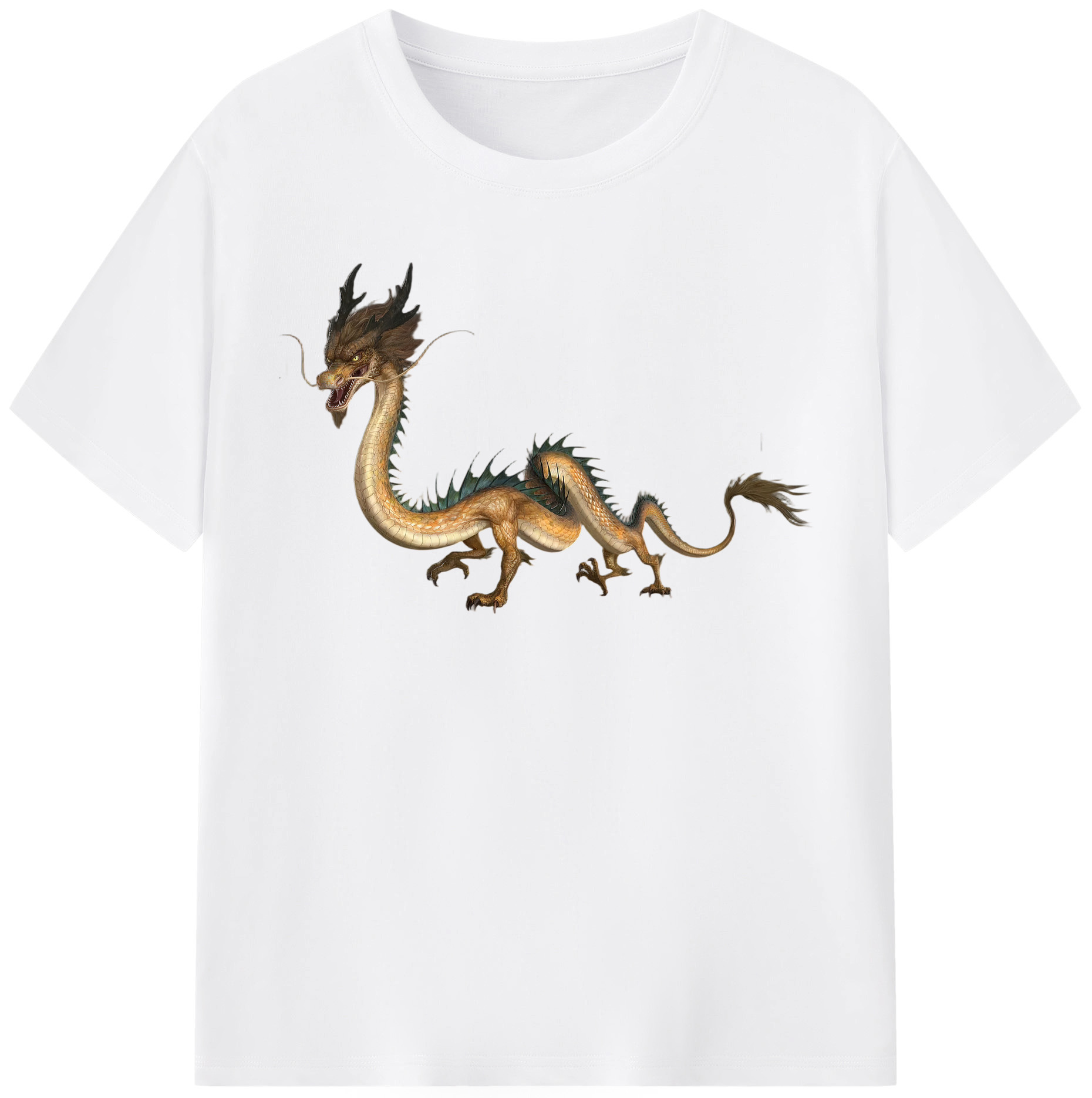 （画像用） Ne Zha 2 ナタ 魔童の大暴れ 綿100％半袖Tシャツ（フロントプリント）
