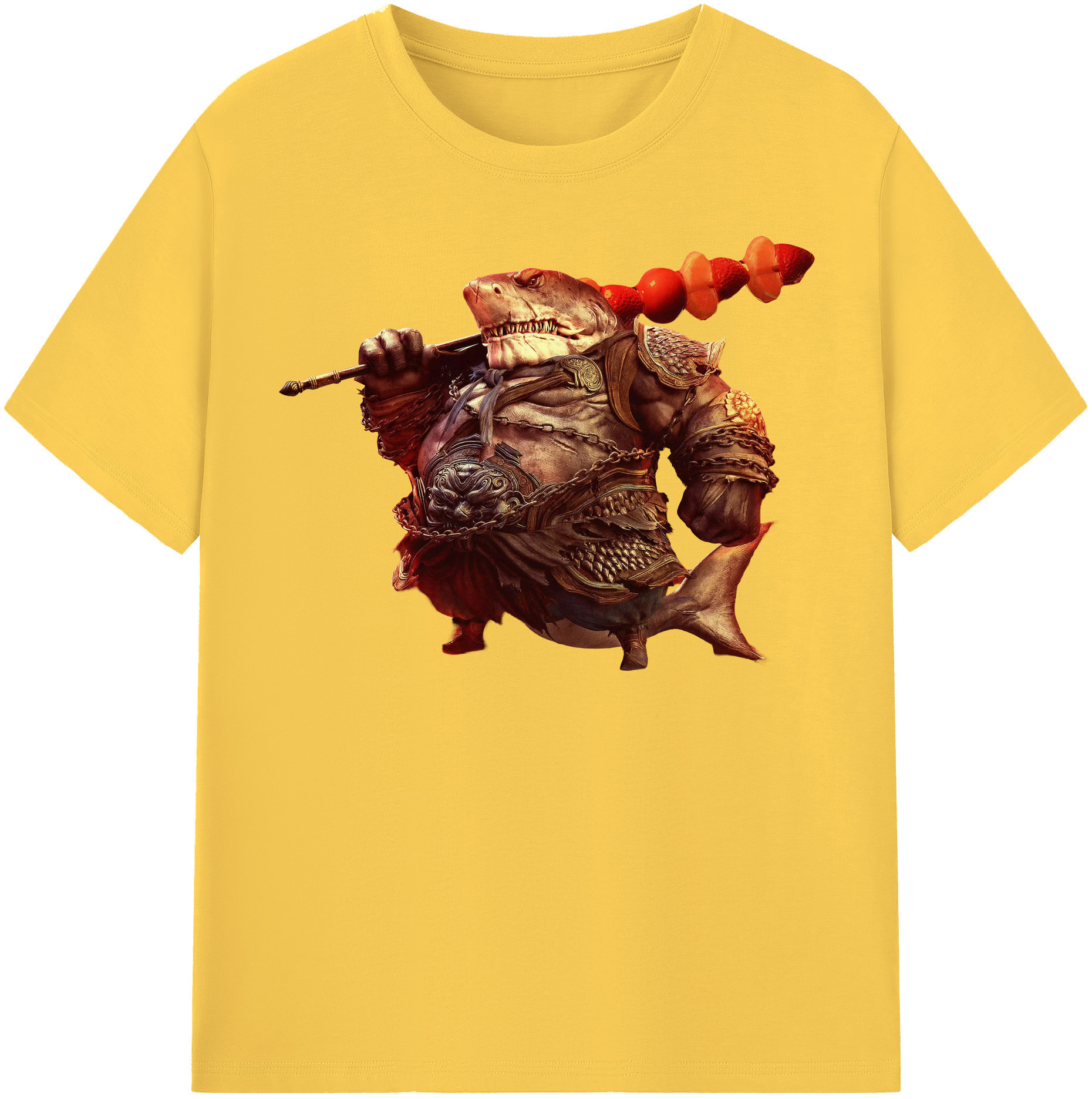 （画像用） Ne Zha 2 ナタ 魔童の大暴れ 綿100％半袖Tシャツ（フロントプリント）