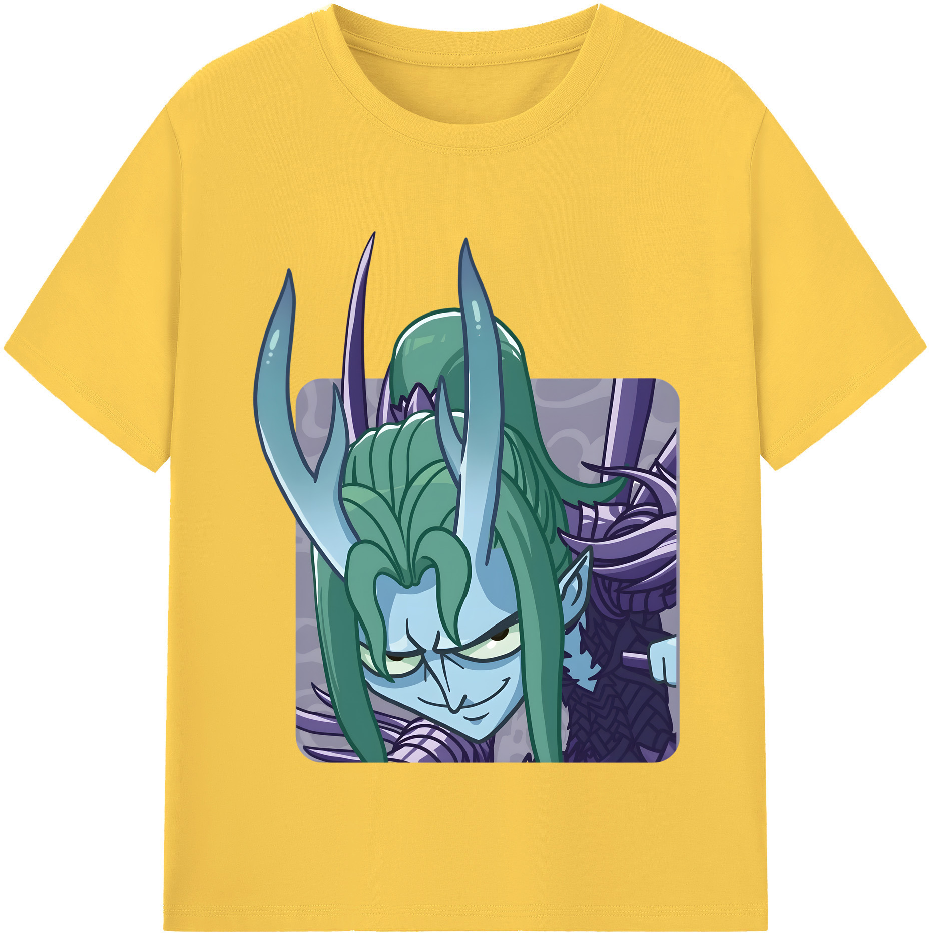（画像用） Ne Zha 2 ナタ 魔童の大暴れ 綿100％半袖Tシャツ（フロントプリント）