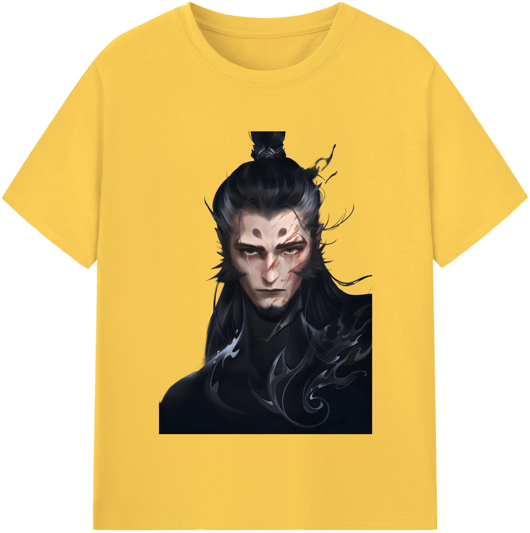 （画像用） Ne Zha 2 ナタ 魔童の大暴れ 綿100％半袖Tシャツ（フロントプリント）