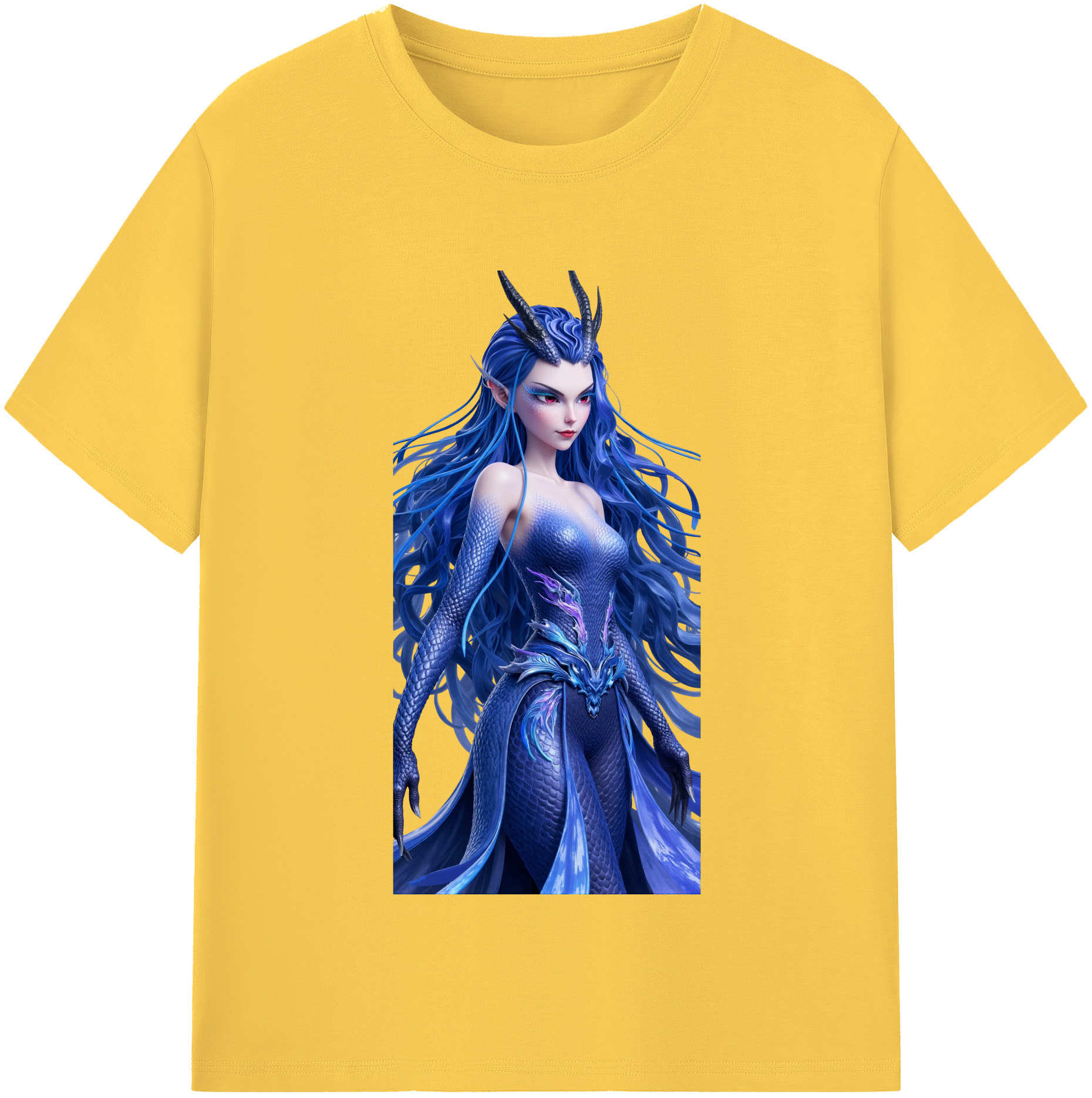 （画像用） Ne Zha 2 ナタ 魔童の大暴れ 綿100％半袖Tシャツ（フロントプリント）