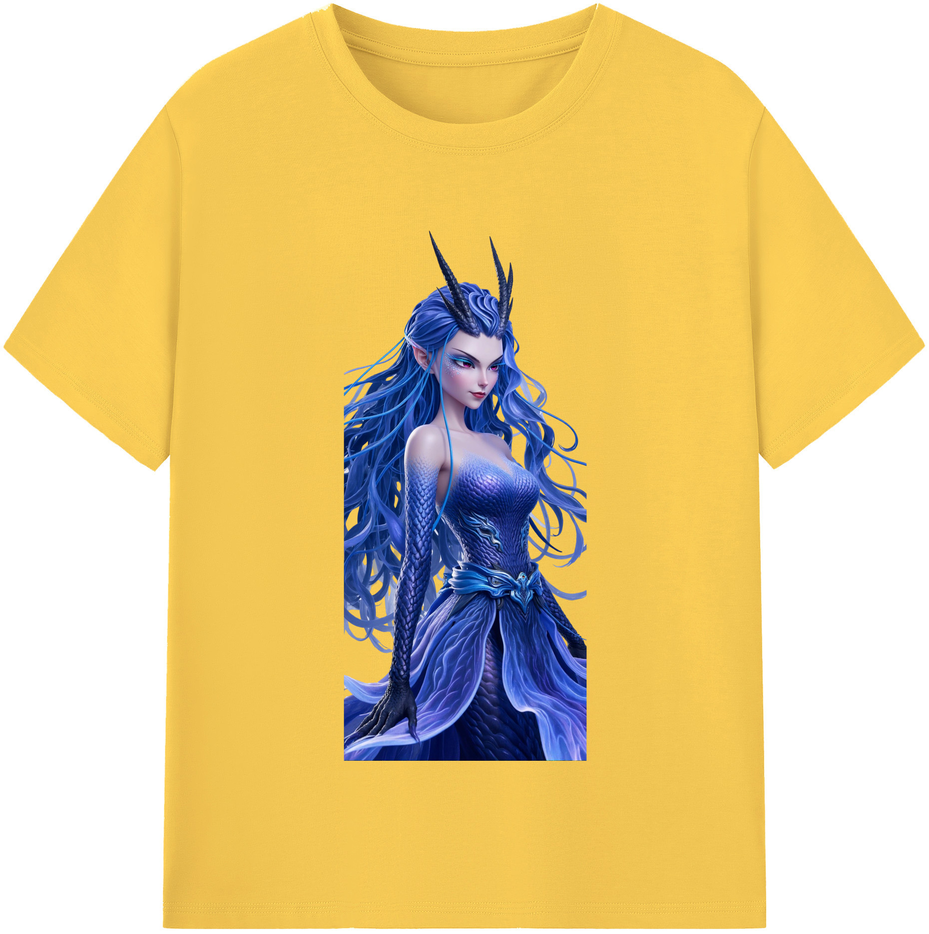 （画像用） Ne Zha 2 ナタ 魔童の大暴れ 綿100％半袖Tシャツ（フロントプリント）