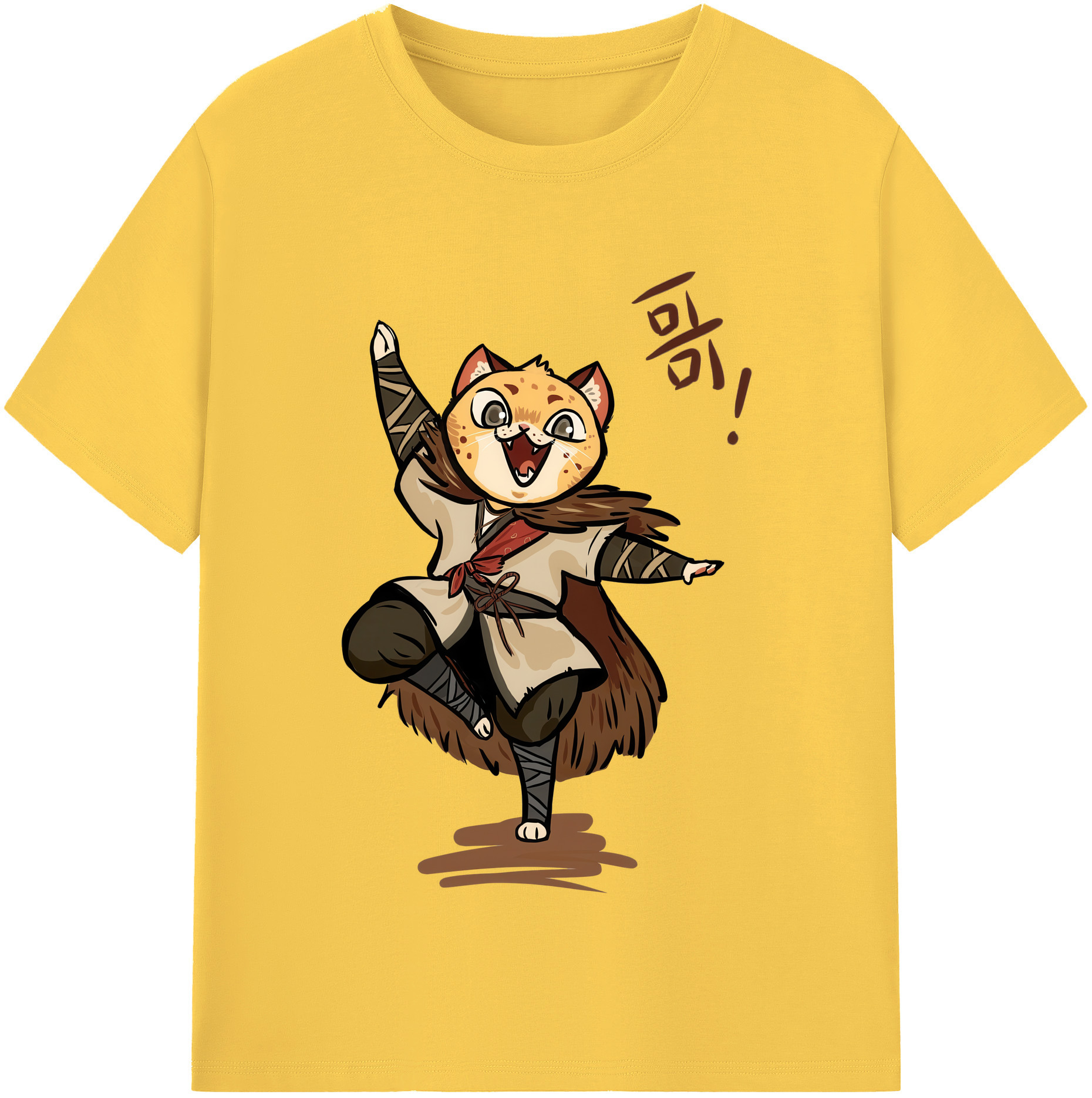 （画像用） Ne Zha 2 ナタ 魔童の大暴れ 綿100％半袖Tシャツ（フロントプリント）