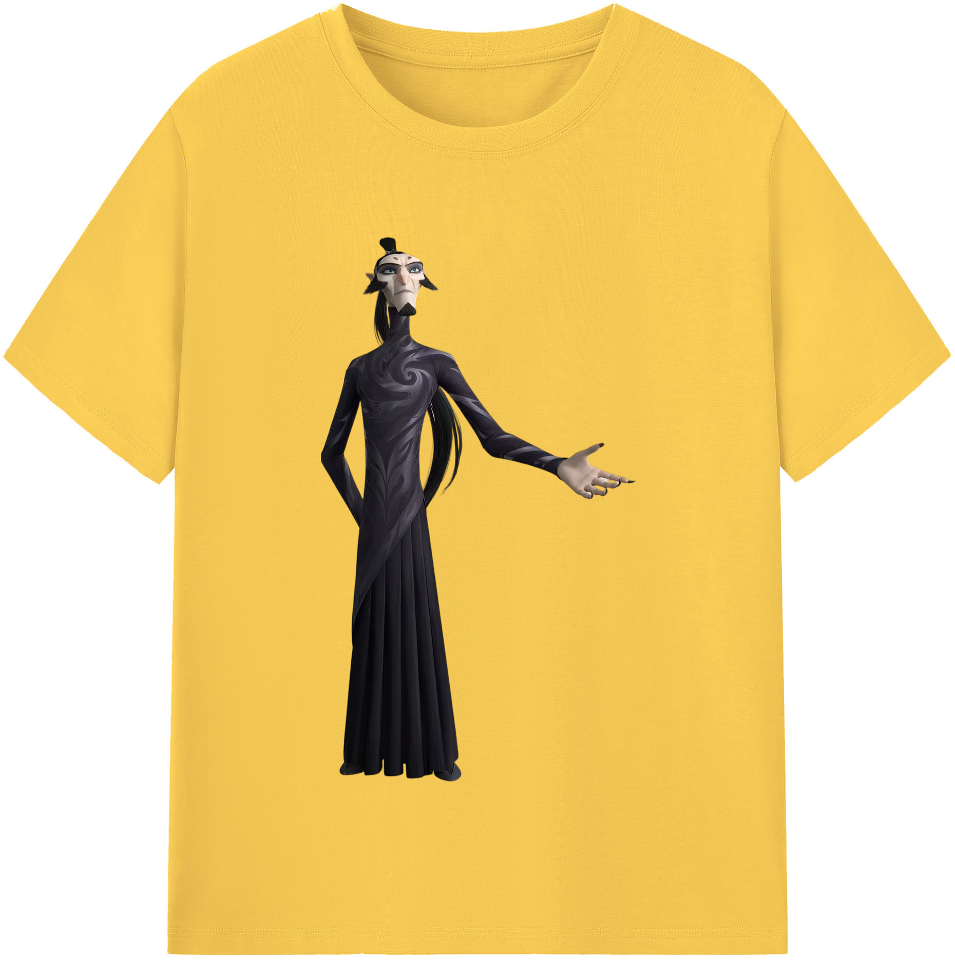 （画像用） Ne Zha 2 ナタ 魔童の大暴れ 綿100％半袖Tシャツ（フロントプリント）