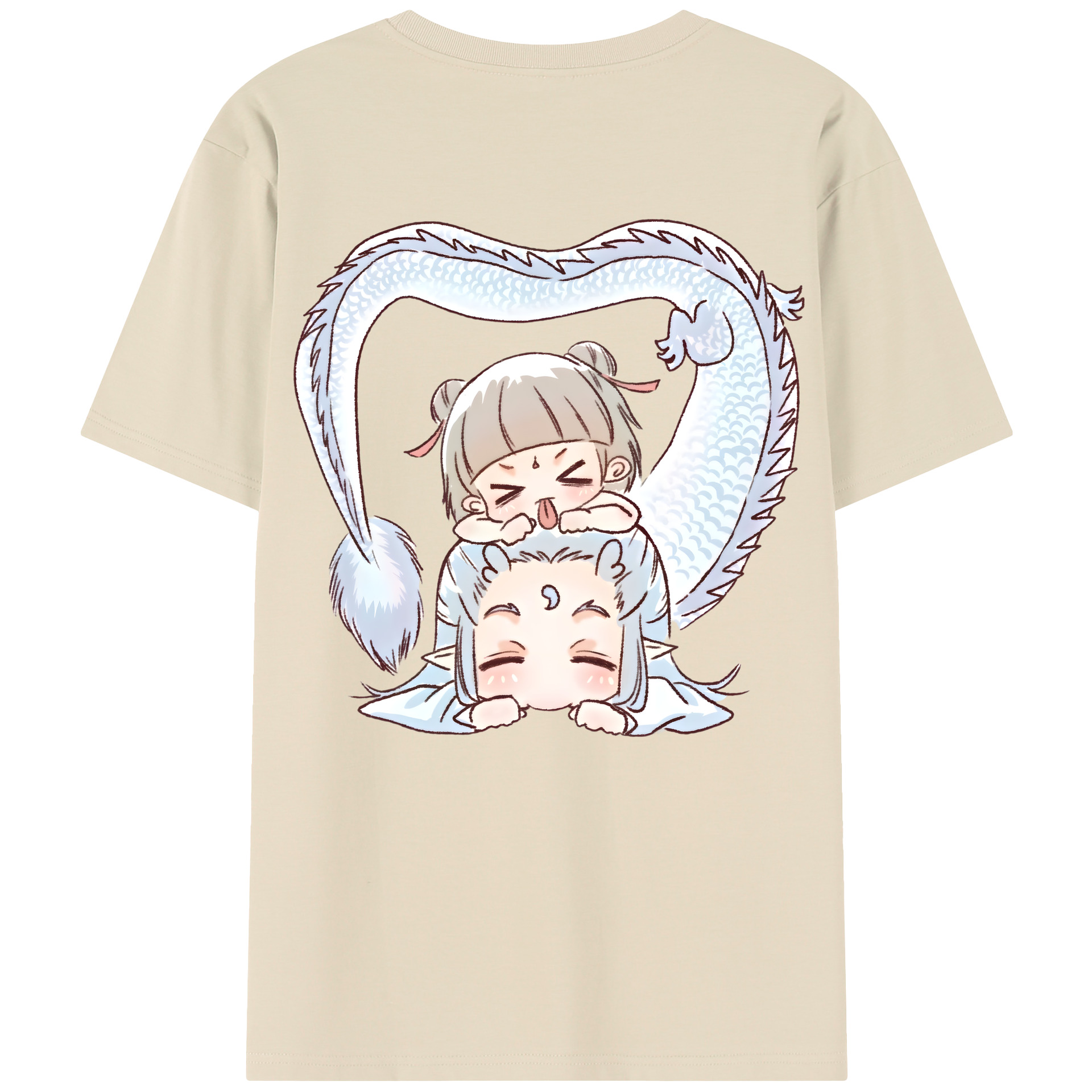 Ne Zha 2 ナタ 魔童の大暴れ 綿100％半袖Tシャツ（背面プリント）