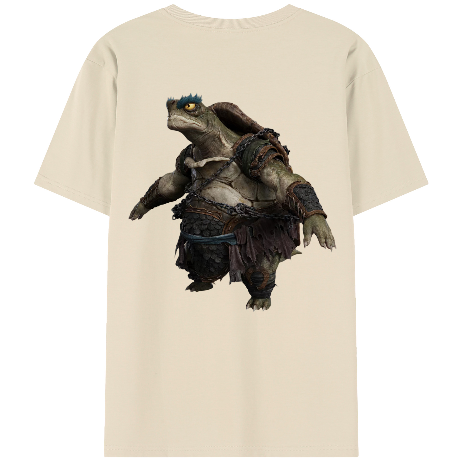 （画像用） Ne Zha 2 ナタ 魔童の大暴れ 綿100％半袖Tシャツ（背面プリント）