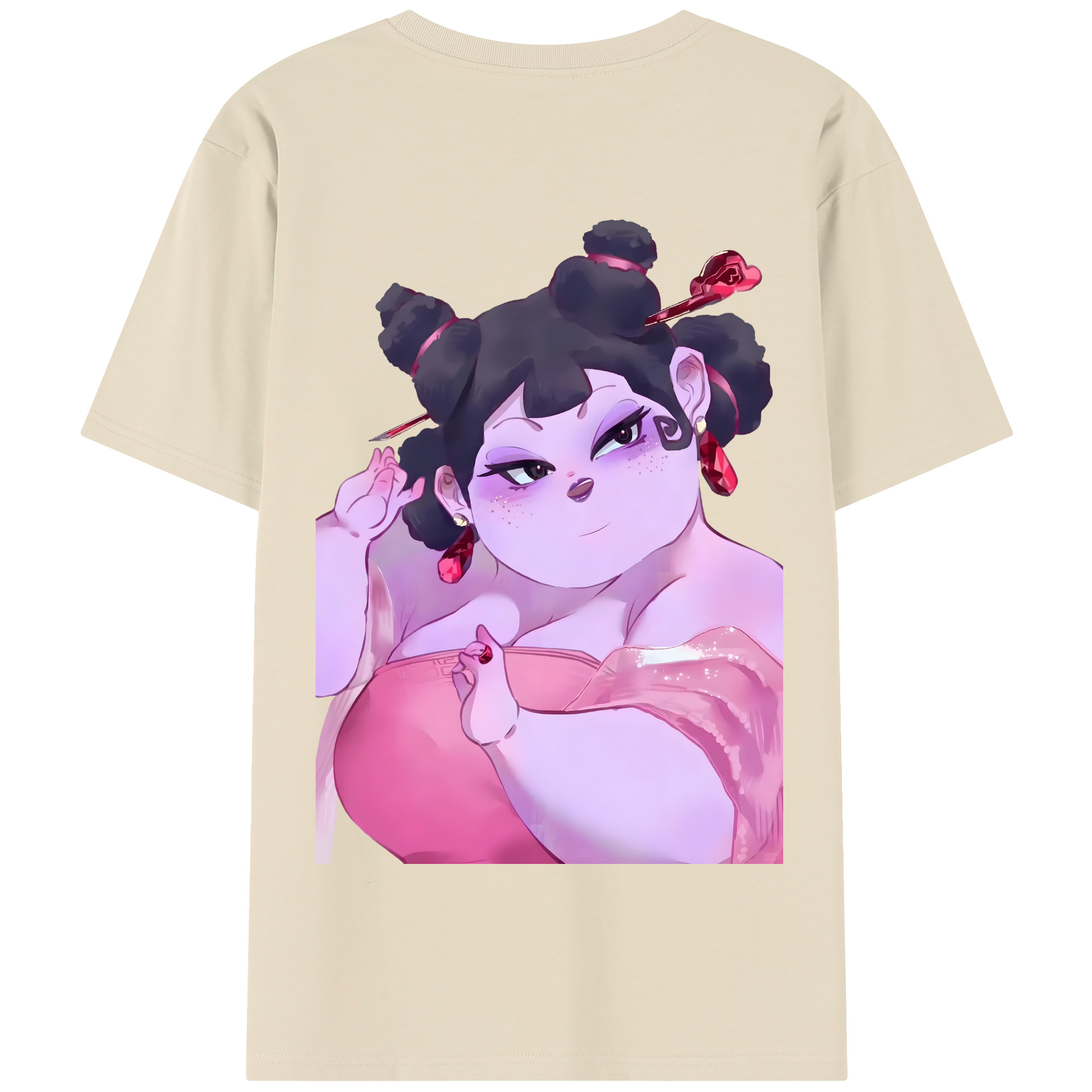 Ne Zha 2 ナタ 魔童の大暴れ 綿100％半袖Tシャツ（背面プリント）