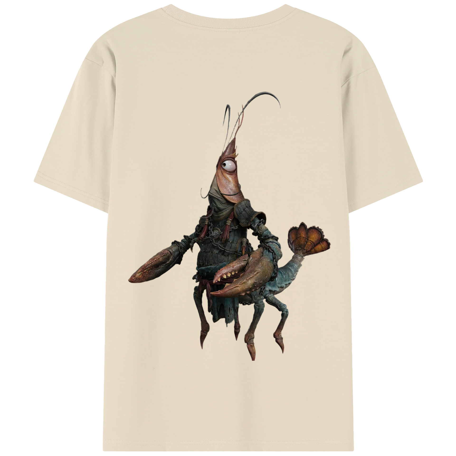 （画像用） Ne Zha 2 ナタ 魔童の大暴れ 綿100％半袖Tシャツ（背面プリント）