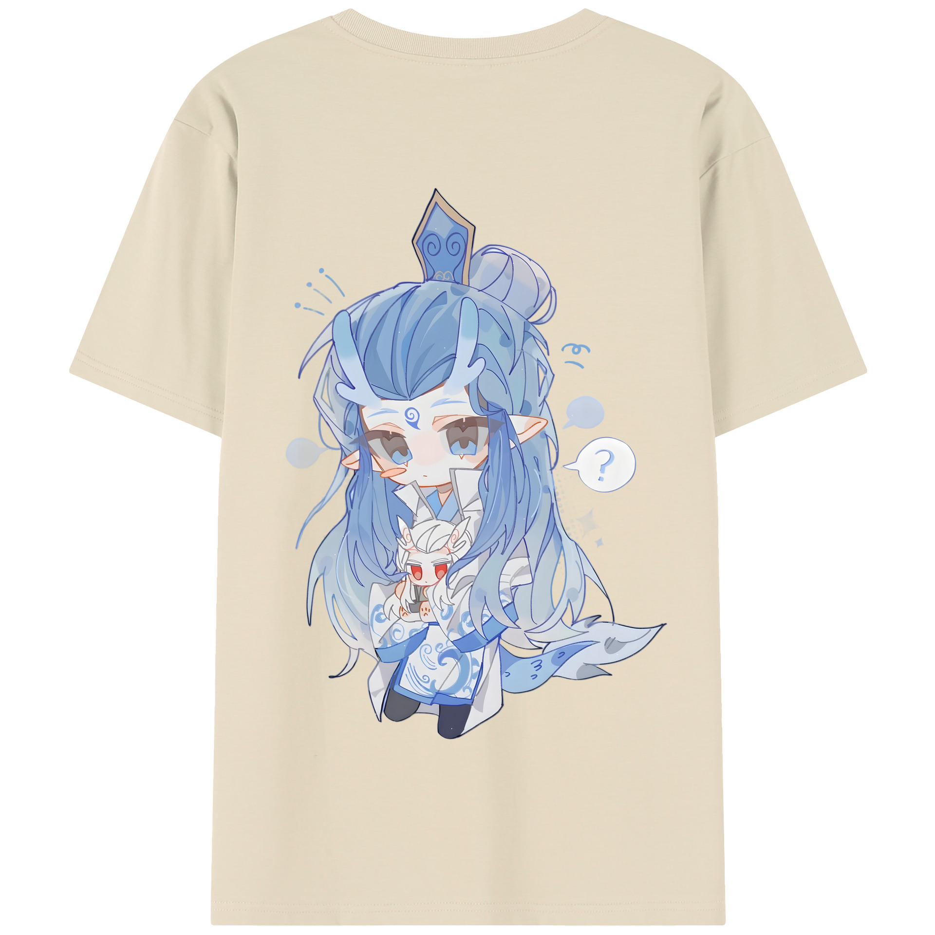 Ne Zha 2 ナタ 魔童の大暴れ 綿100％半袖Tシャツ（背面プリント）