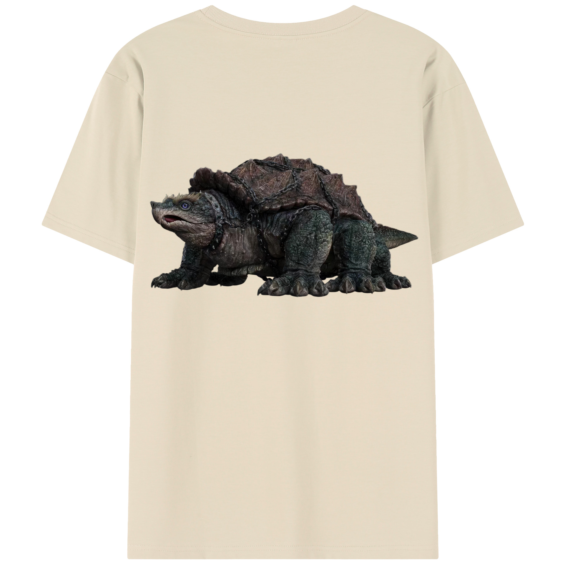 （画像用） Ne Zha 2 ナタ 魔童の大暴れ 綿100％半袖Tシャツ（背面プリント）