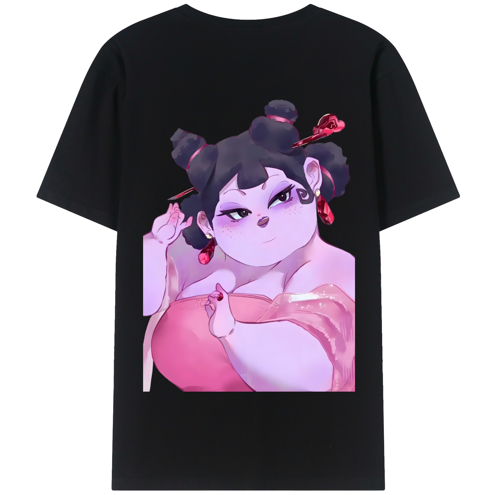 Ne Zha 2 ナタ 魔童の大暴れ 綿100％半袖Tシャツ（背面プリント）