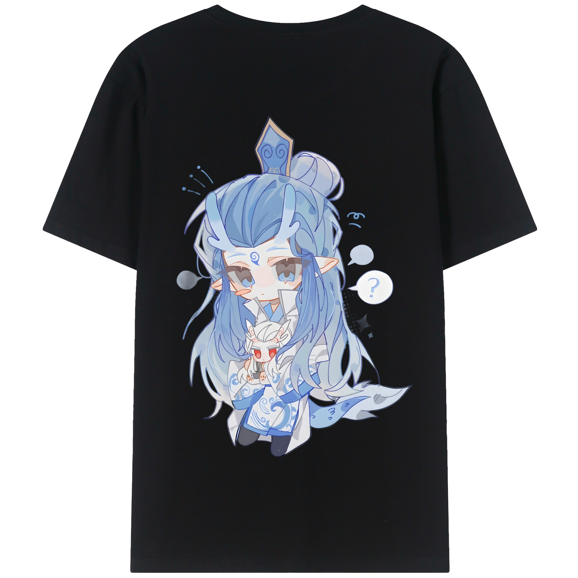 Ne Zha 2 ナタ 魔童の大暴れ 綿100％半袖Tシャツ（背面プリント）