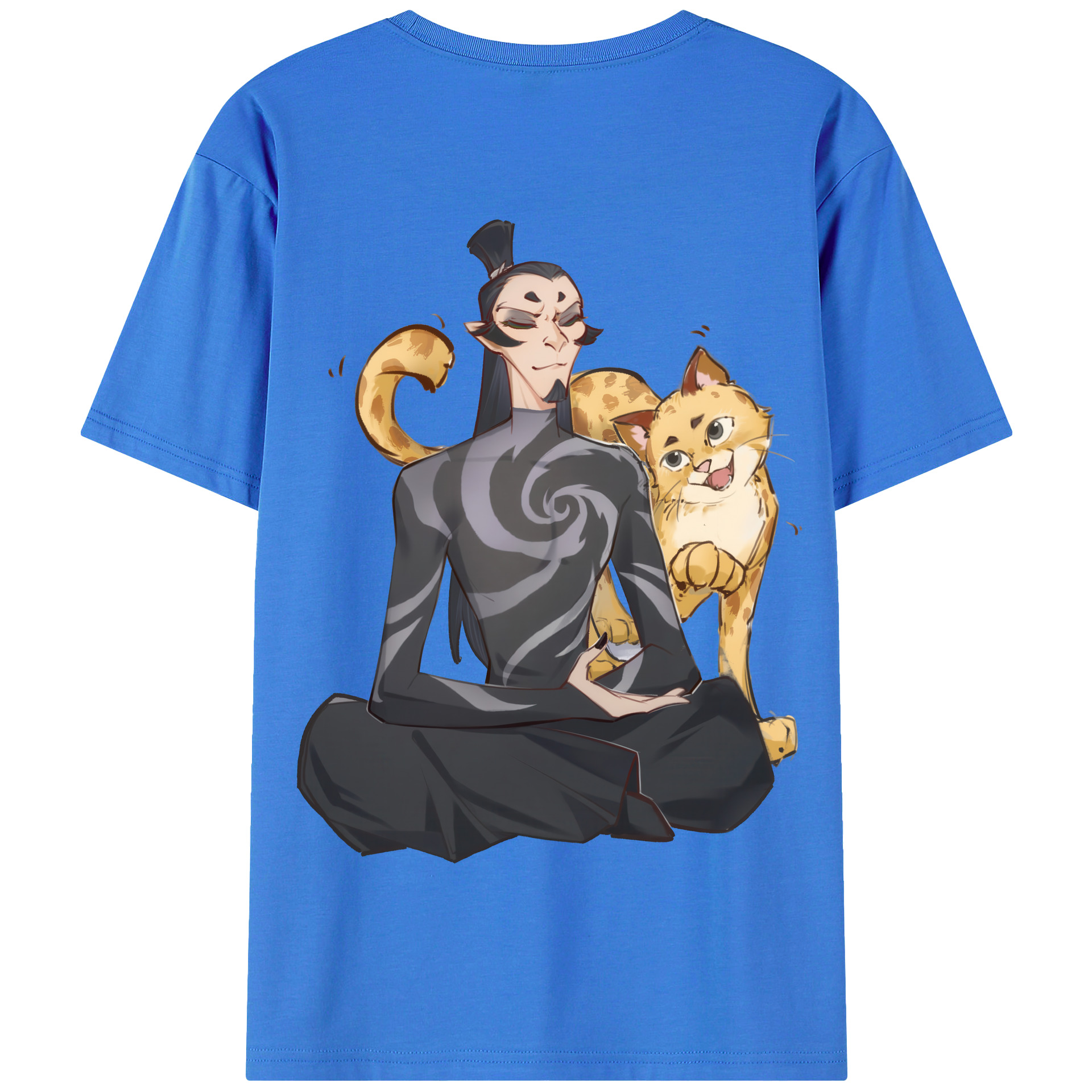 Ne Zha 2 ナタ 魔童の大暴れ 綿100％半袖Tシャツ（背面プリント）