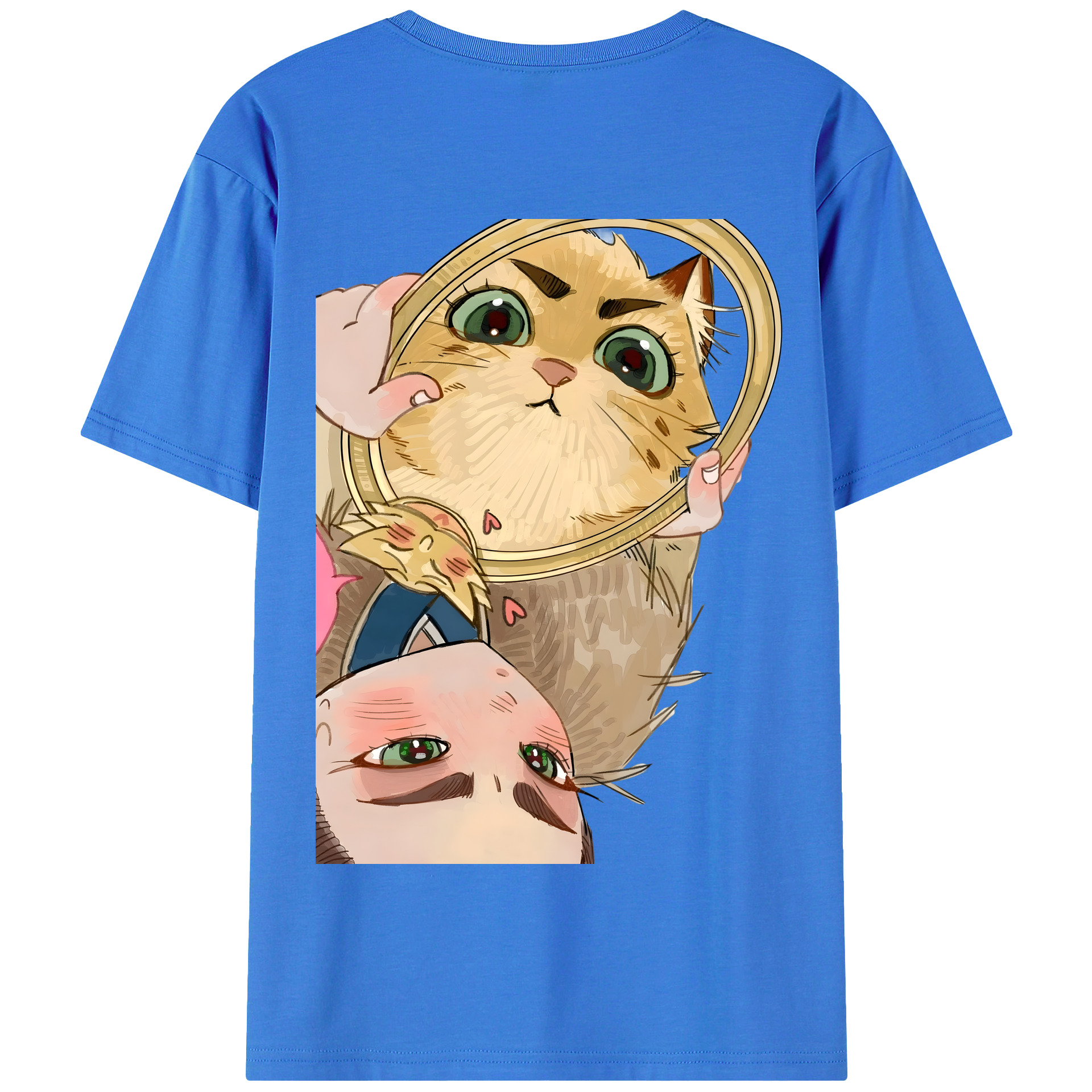 （画像用） Ne Zha 2 ナタ 魔童の大暴れ 綿100％半袖Tシャツ（背面プリント）