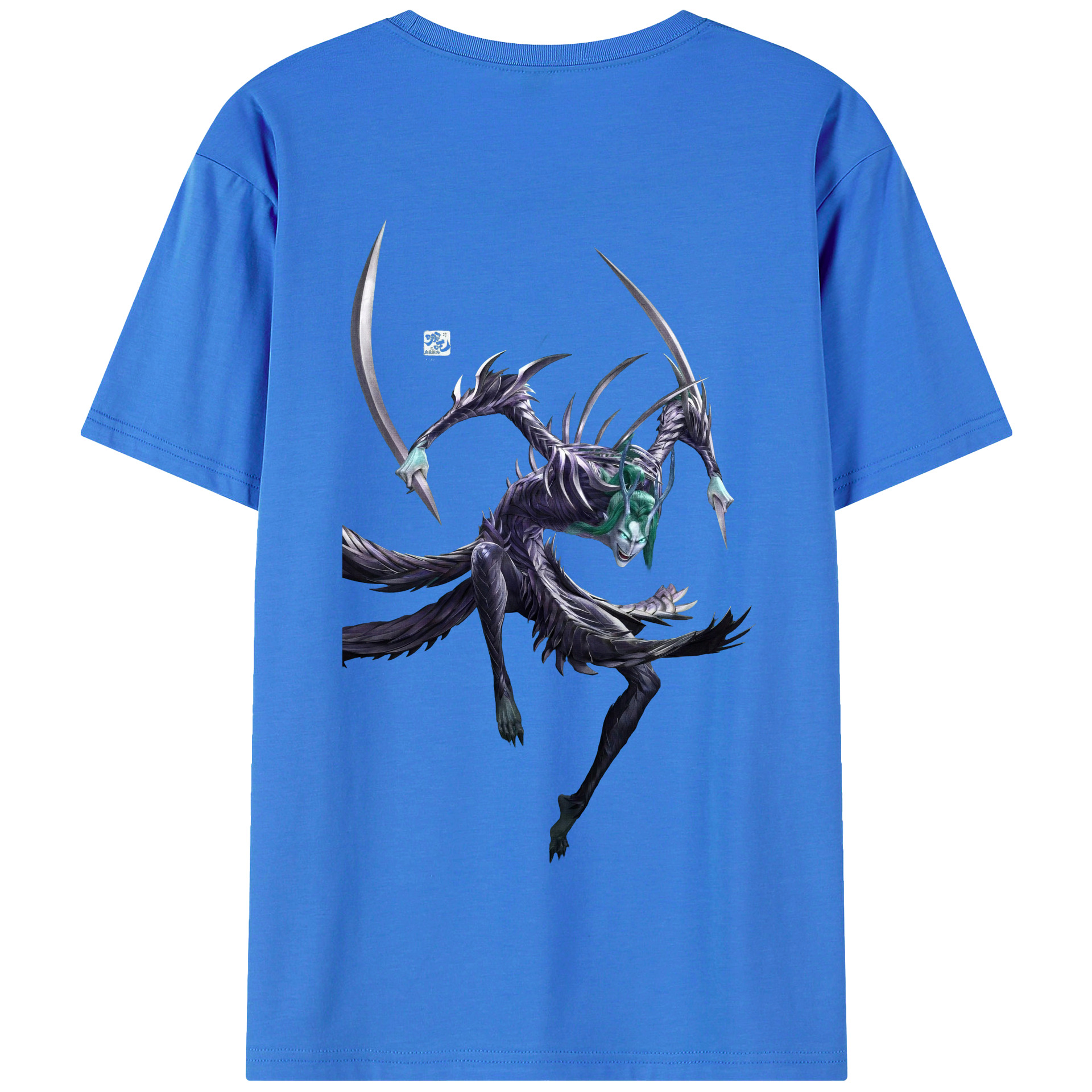 （画像用） Ne Zha 2 ナタ 魔童の大暴れ 綿100％半袖Tシャツ（背面プリント）