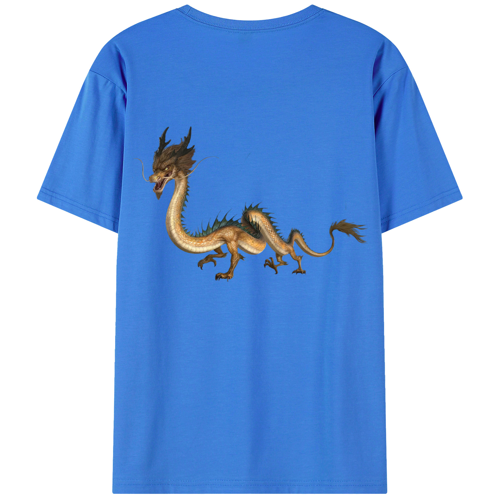 （画像用） Ne Zha 2 ナタ 魔童の大暴れ 綿100％半袖Tシャツ（背面プリント）