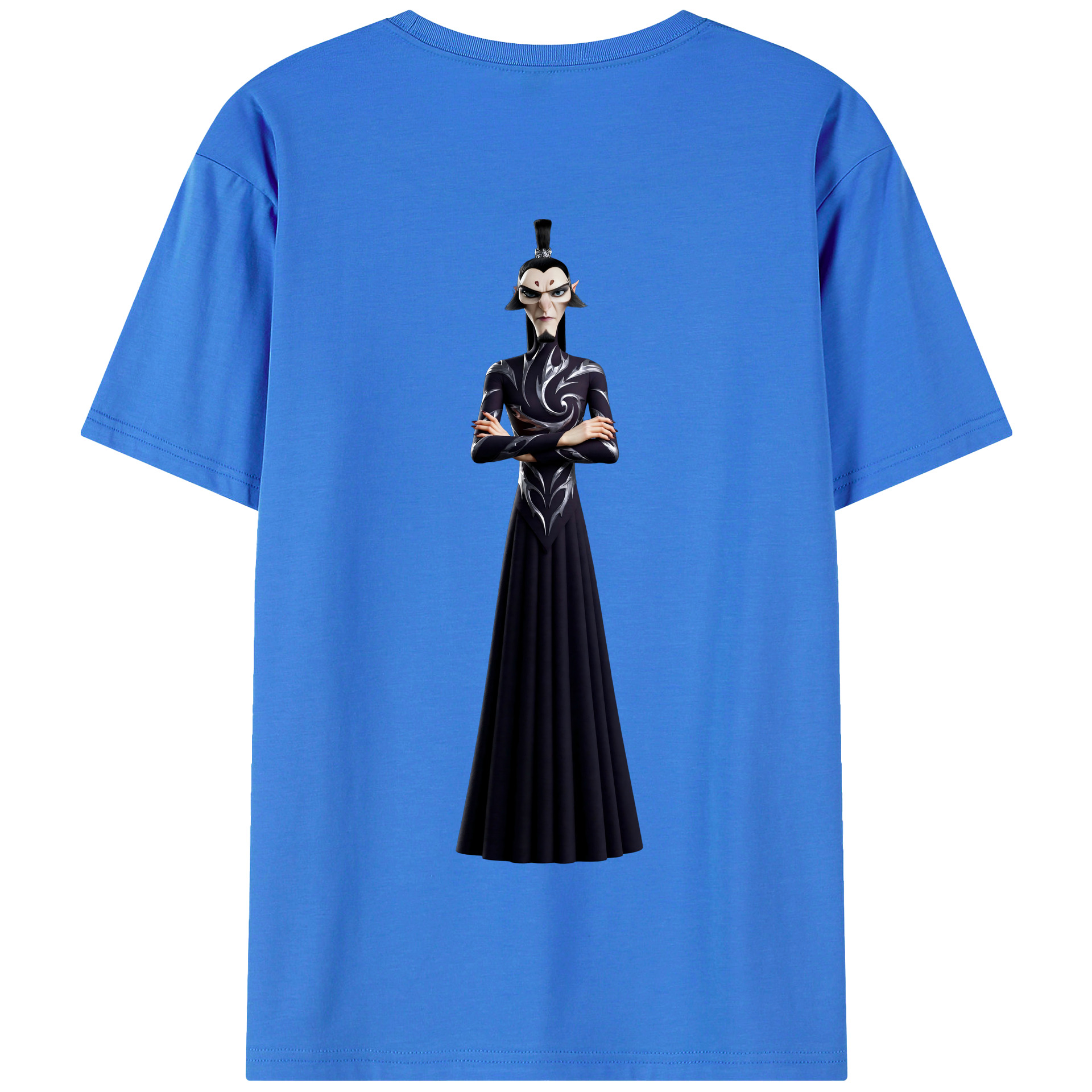 （画像用） Ne Zha 2 ナタ 魔童の大暴れ 綿100％半袖Tシャツ（背面プリント）