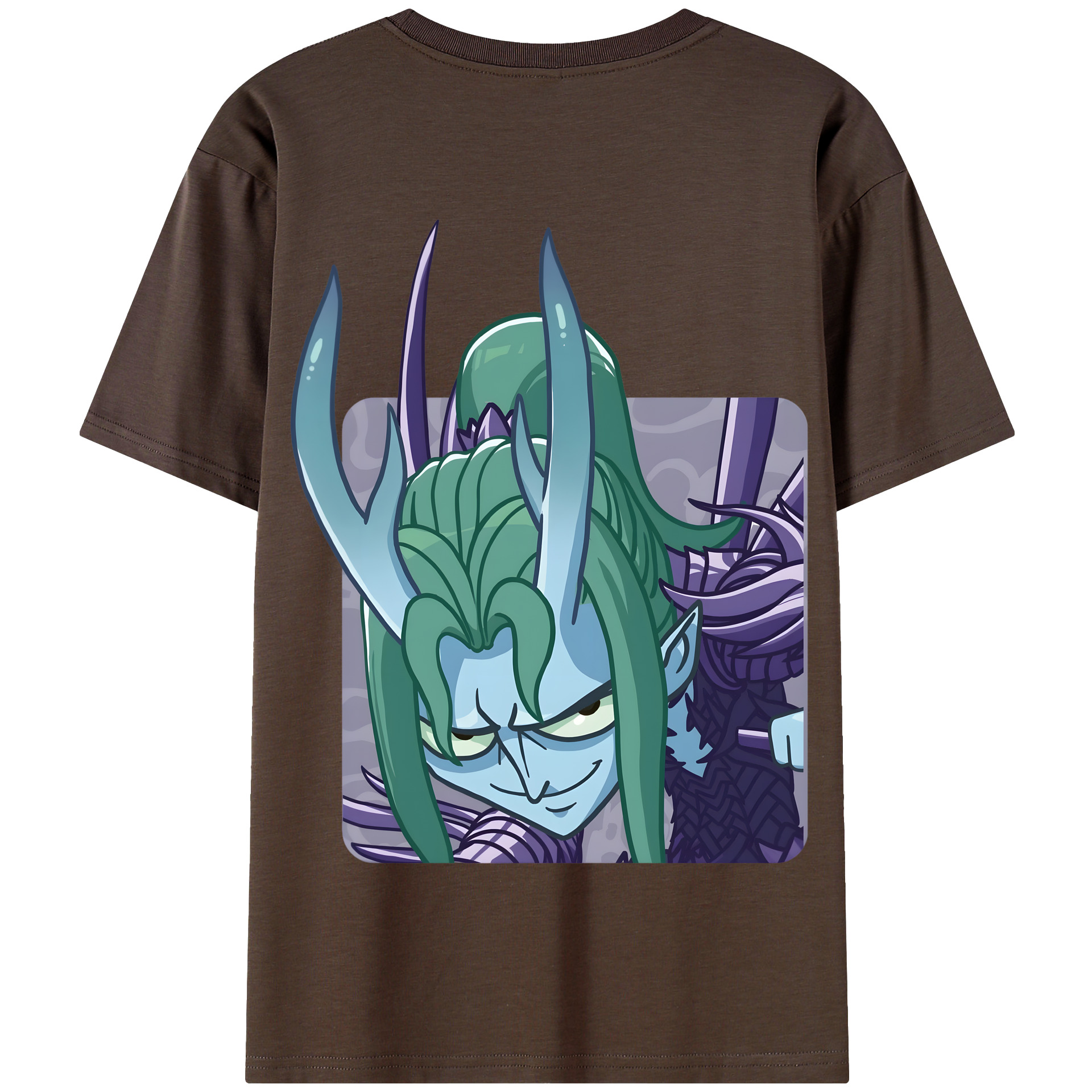 （画像用） Ne Zha 2 ナタ 魔童の大暴れ 綿100％半袖Tシャツ（背面プリント）