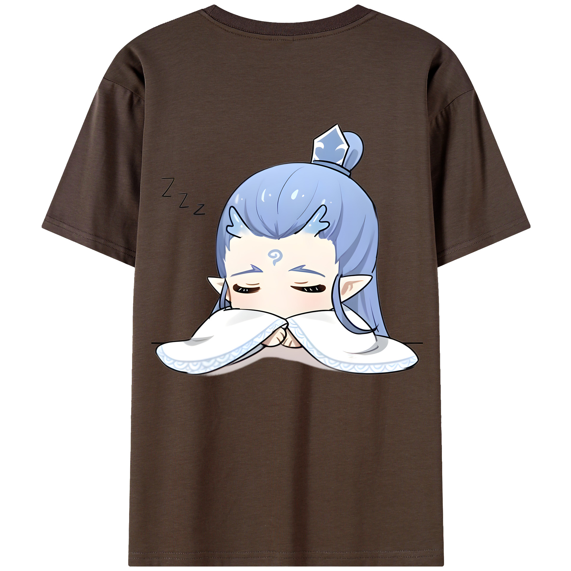 （画像用） Ne Zha 2 ナタ 魔童の大暴れ 綿100％半袖Tシャツ（背面プリント）