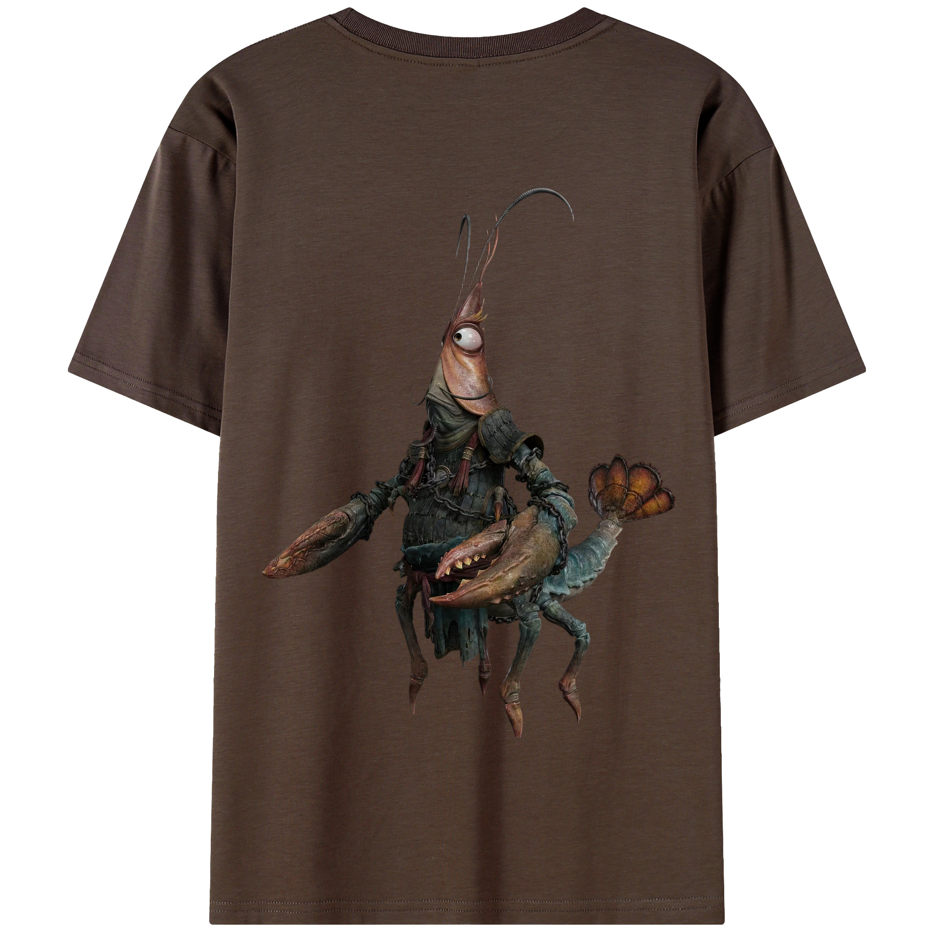 （画像用） Ne Zha 2 ナタ 魔童の大暴れ 綿100％半袖Tシャツ（背面プリント）
