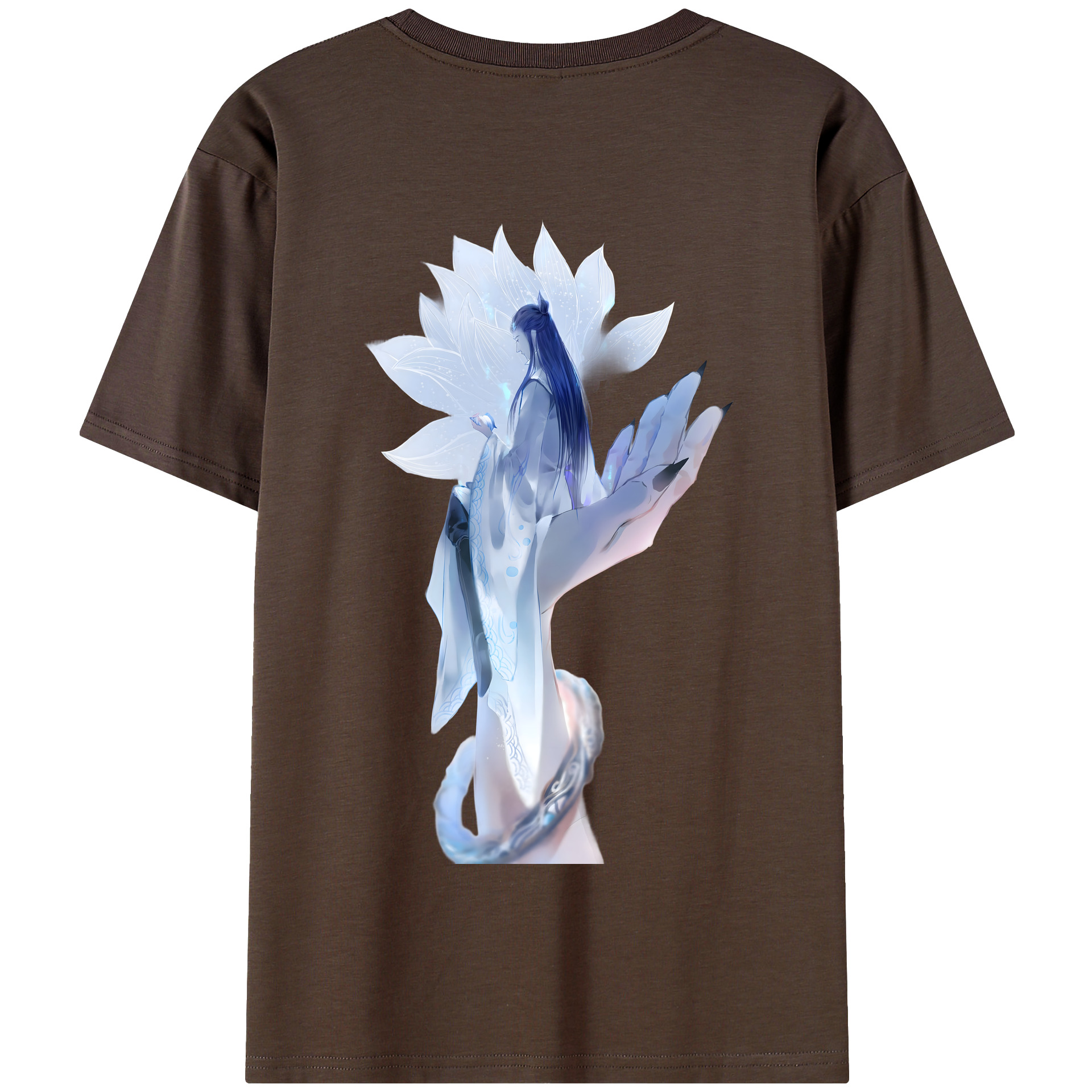 （画像用） Ne Zha 2 ナタ 魔童の大暴れ 綿100％半袖Tシャツ（背面プリント）
