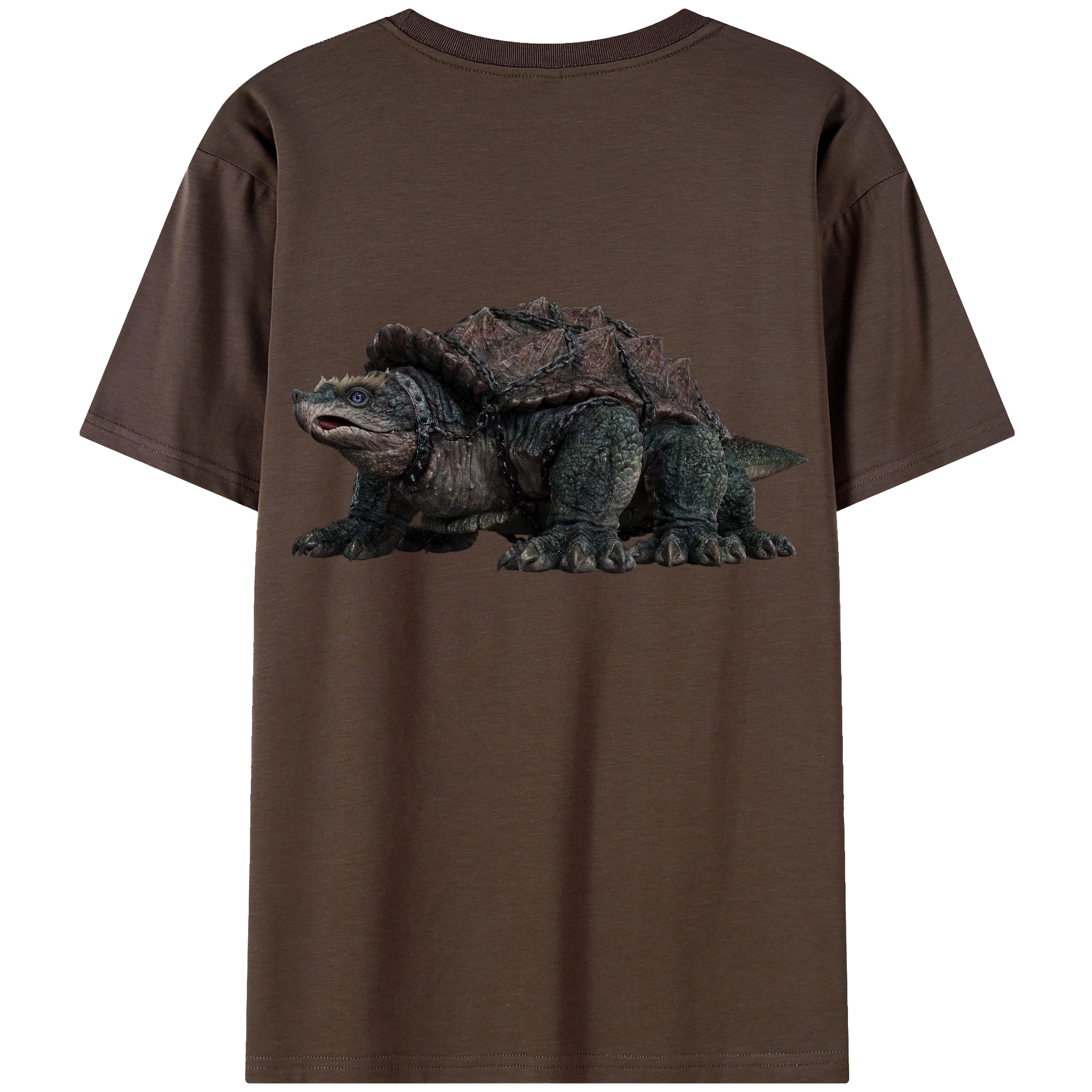 （画像用） Ne Zha 2 ナタ 魔童の大暴れ 綿100％半袖Tシャツ（背面プリント）