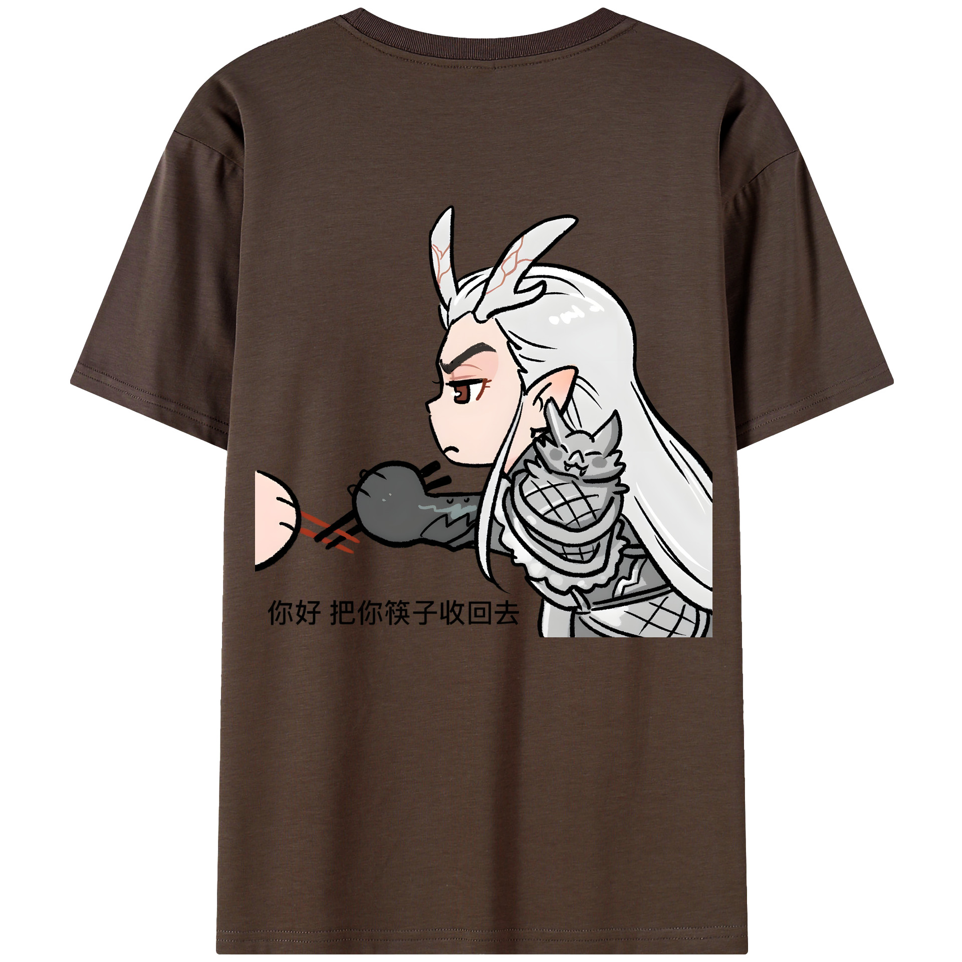 Ne Zha 2 ナタ 魔童の大暴れ 綿100％半袖Tシャツ（背面プリント）