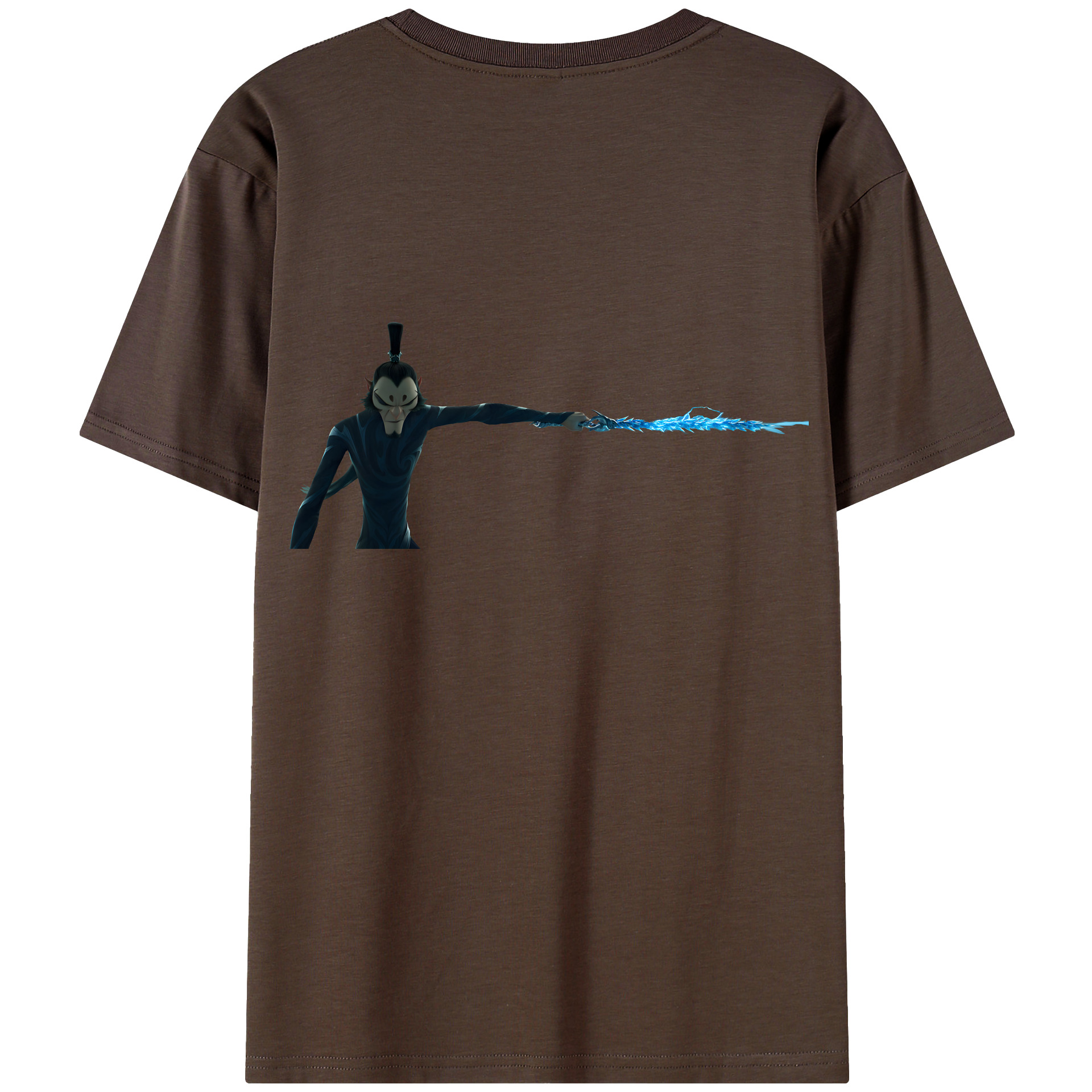 （画像用） Ne Zha 2 ナタ 魔童の大暴れ 綿100％半袖Tシャツ（背面プリント）