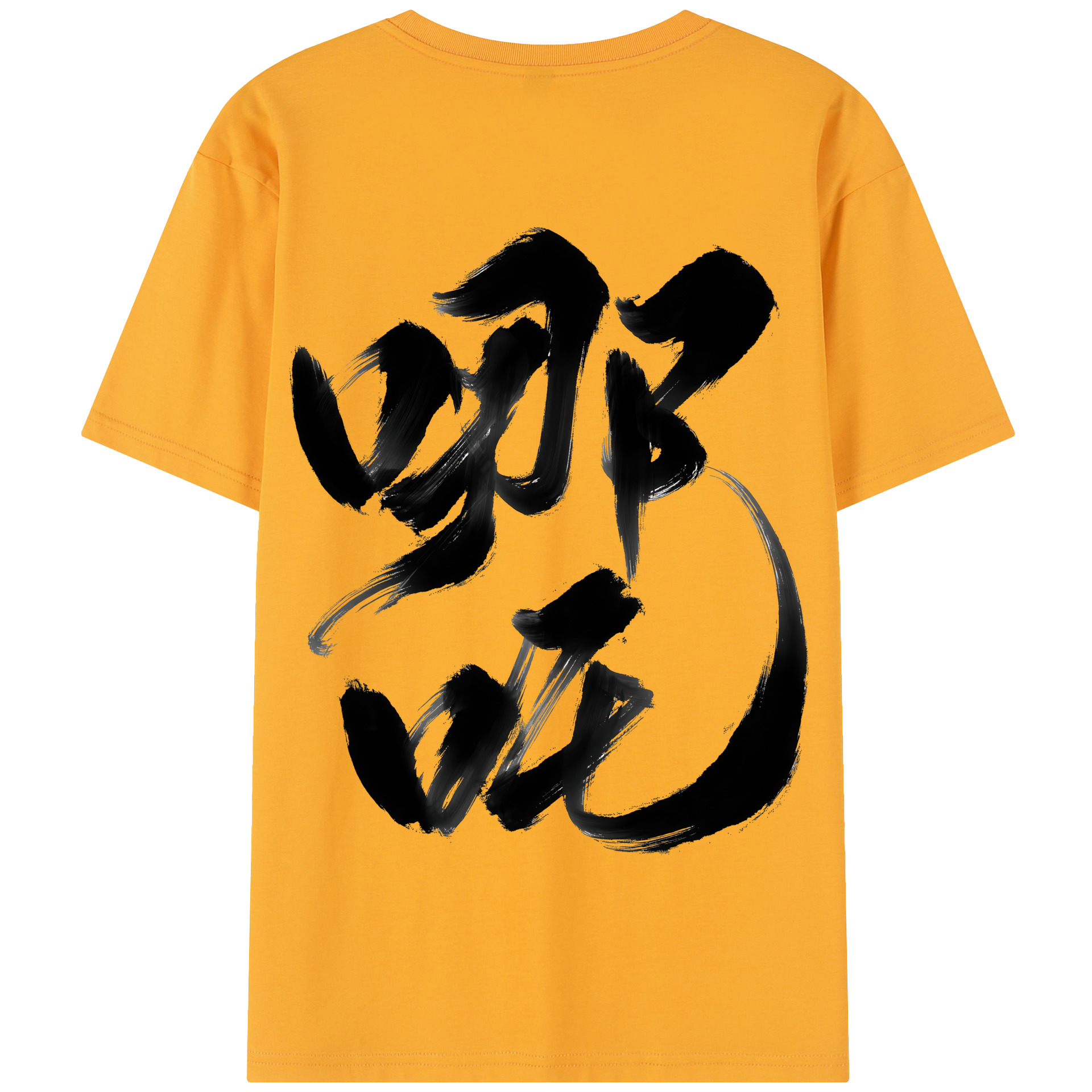 （画像用） Ne Zha 2 ナタ 魔童の大暴れ 綿100％半袖Tシャツ（背面プリント）