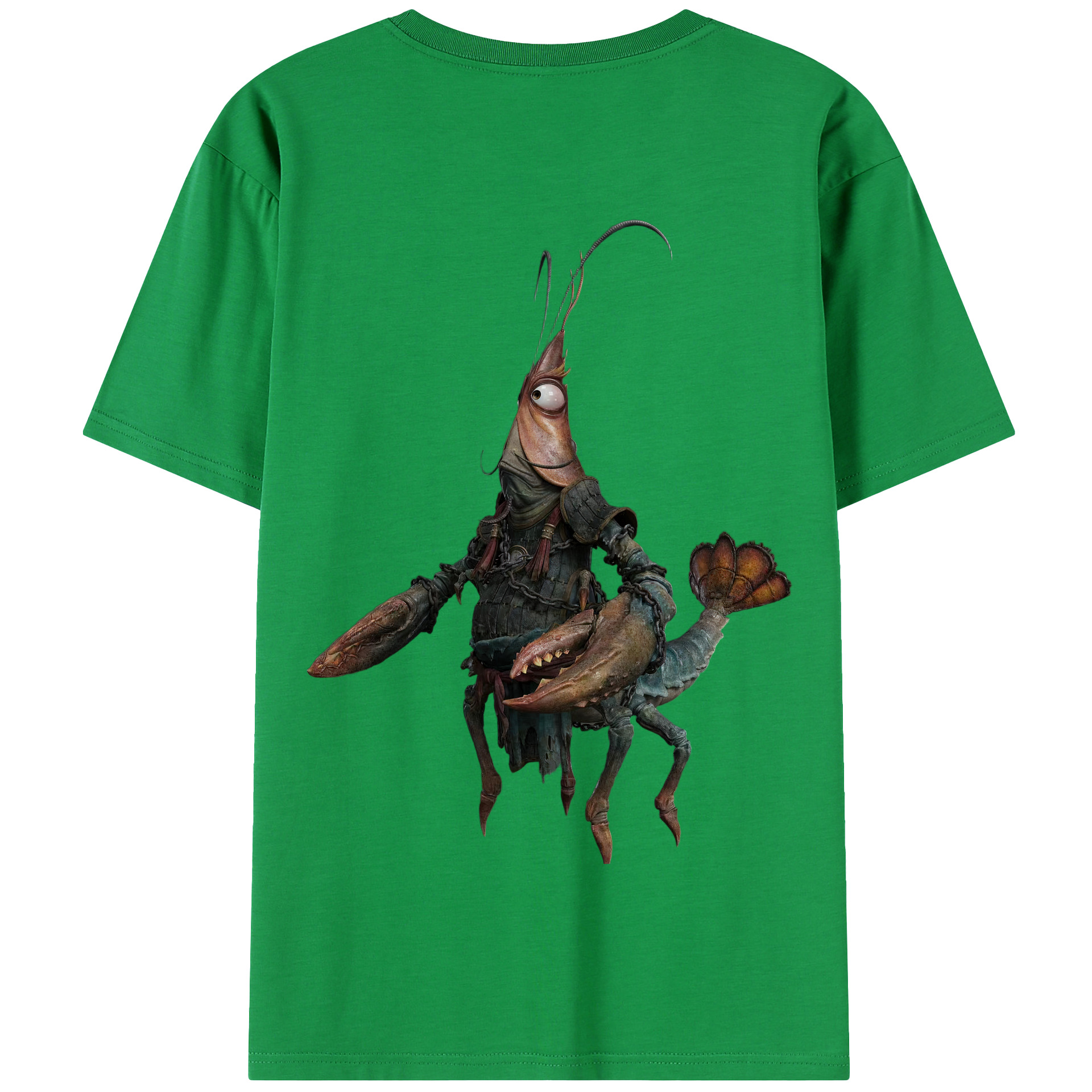（画像用） Ne Zha 2 ナタ 魔童の大暴れ 綿100％半袖Tシャツ（背面プリント）