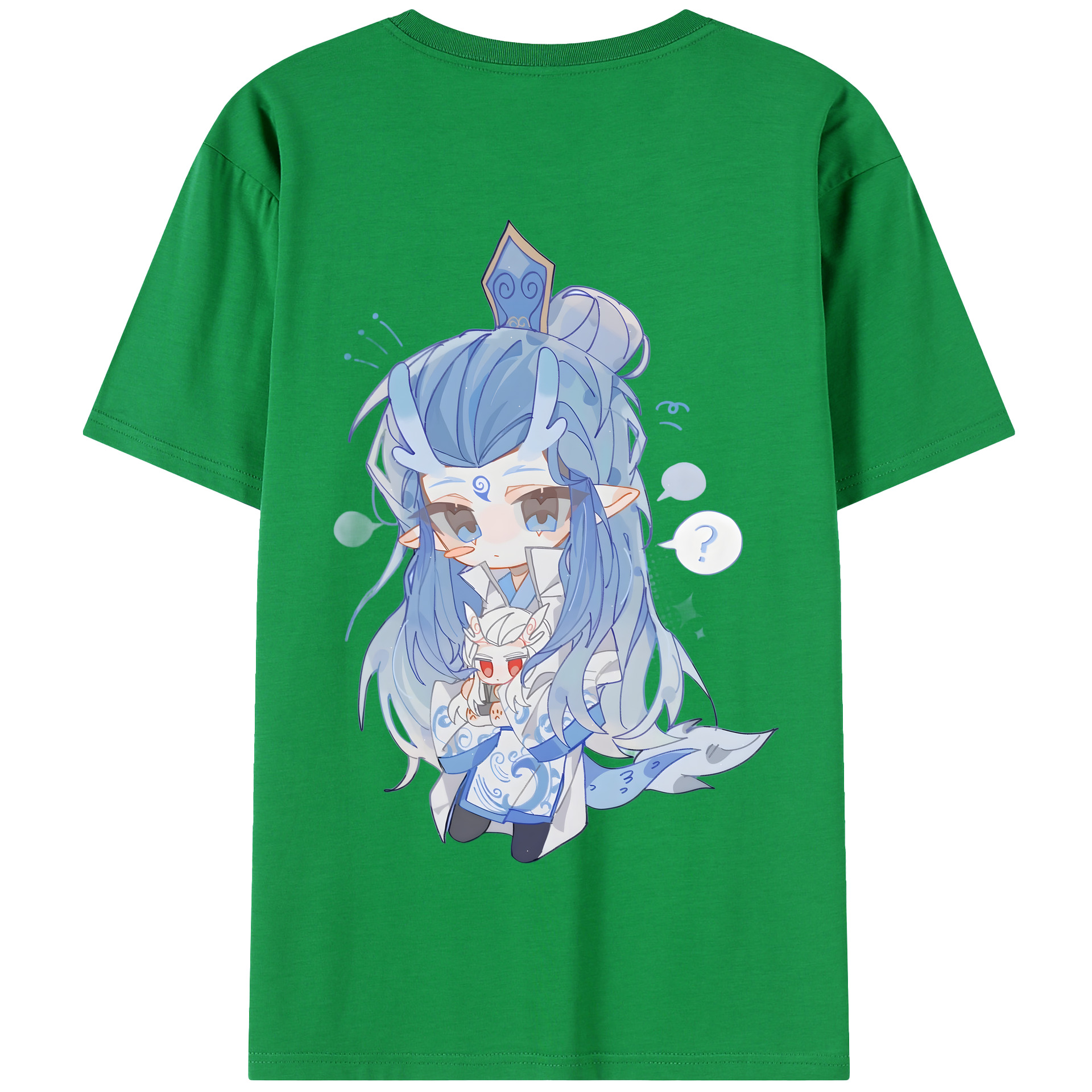 Ne Zha 2 ナタ 魔童の大暴れ 綿100％半袖Tシャツ（背面プリント）