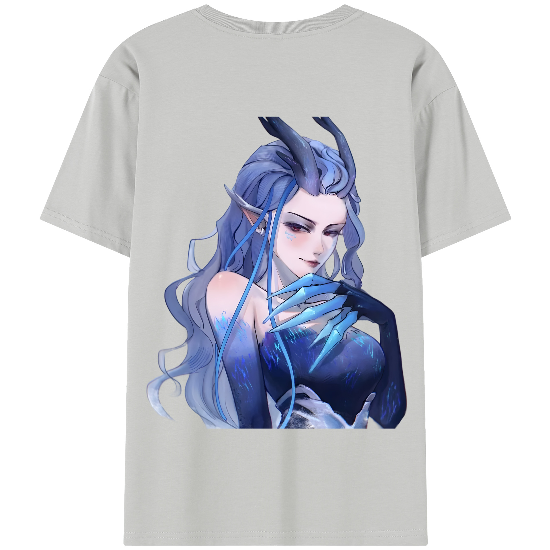 （画像用） Ne Zha 2 ナタ 魔童の大暴れ 綿100％半袖Tシャツ（背面プリント）