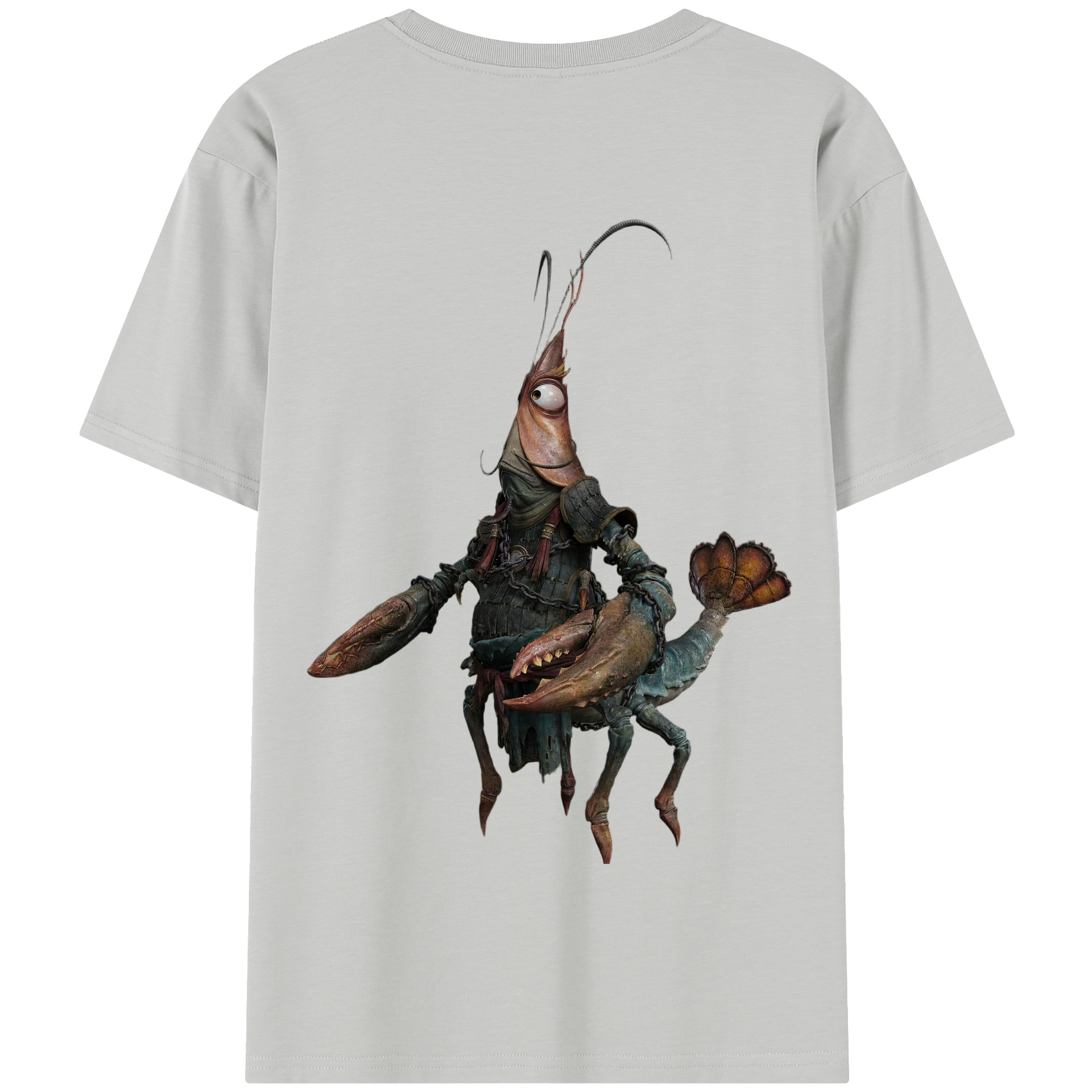 （画像用） Ne Zha 2 ナタ 魔童の大暴れ 綿100％半袖Tシャツ（背面プリント）