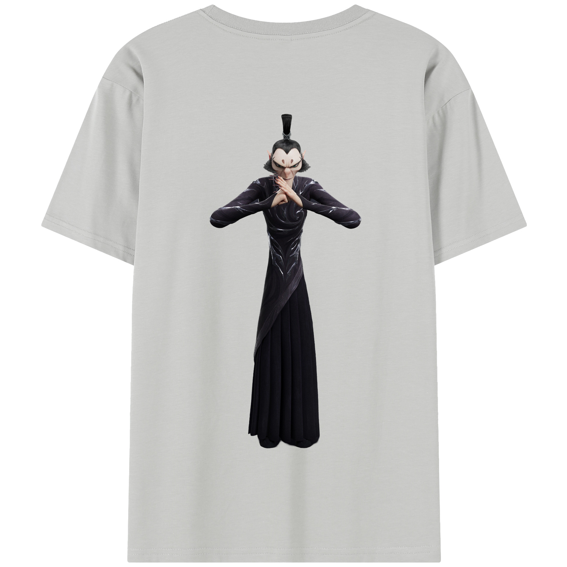 （画像用） Ne Zha 2 ナタ 魔童の大暴れ 綿100％半袖Tシャツ（背面プリント）