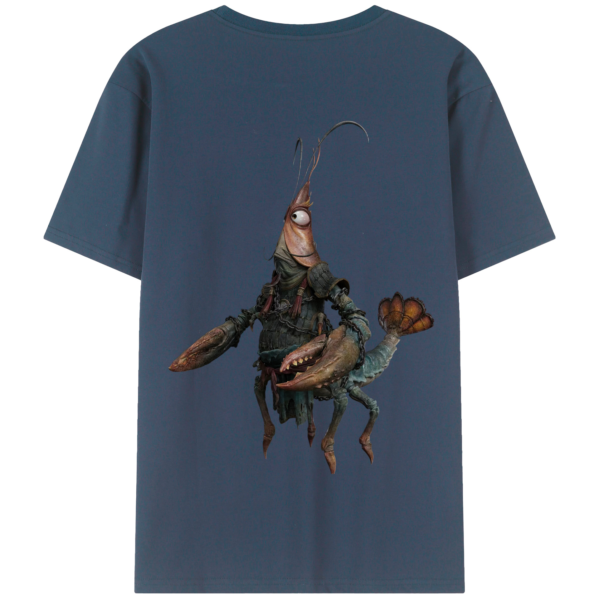 （画像用） Ne Zha 2 ナタ 魔童の大暴れ 綿100％半袖Tシャツ（背面プリント）
